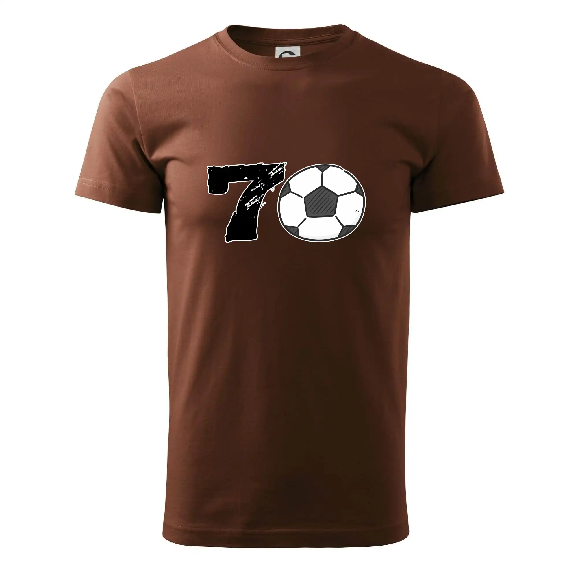 Tričká pre futbalistov - Futbal okrúhle narodeniny 70 - Klasické pánske tričko vyššej gramáže