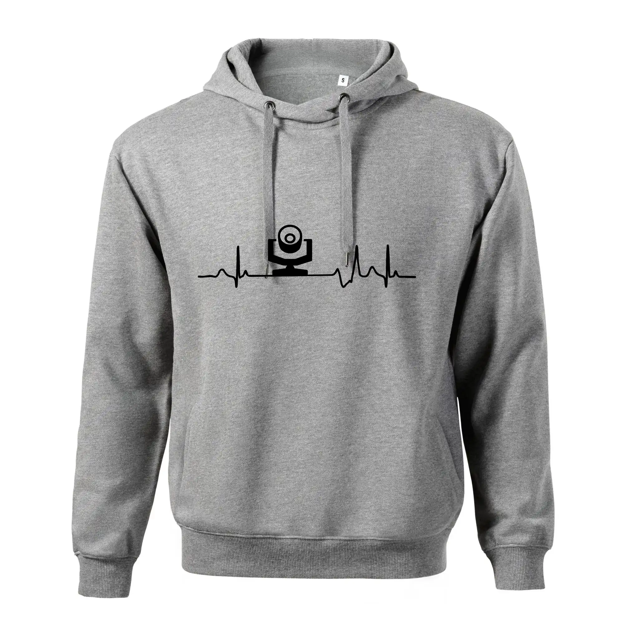 Ekg osvetľovač - robo hlava - Oversized mikina pánska Moon - kratšia + širšia
