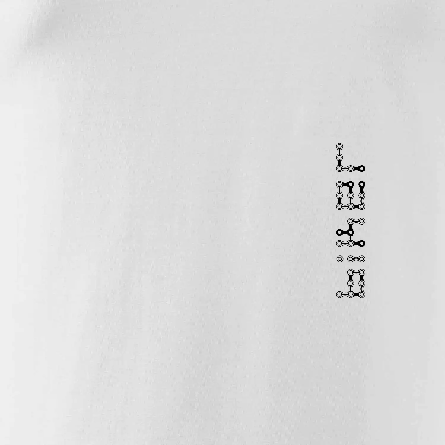 Biker nápis na výšku reťaz