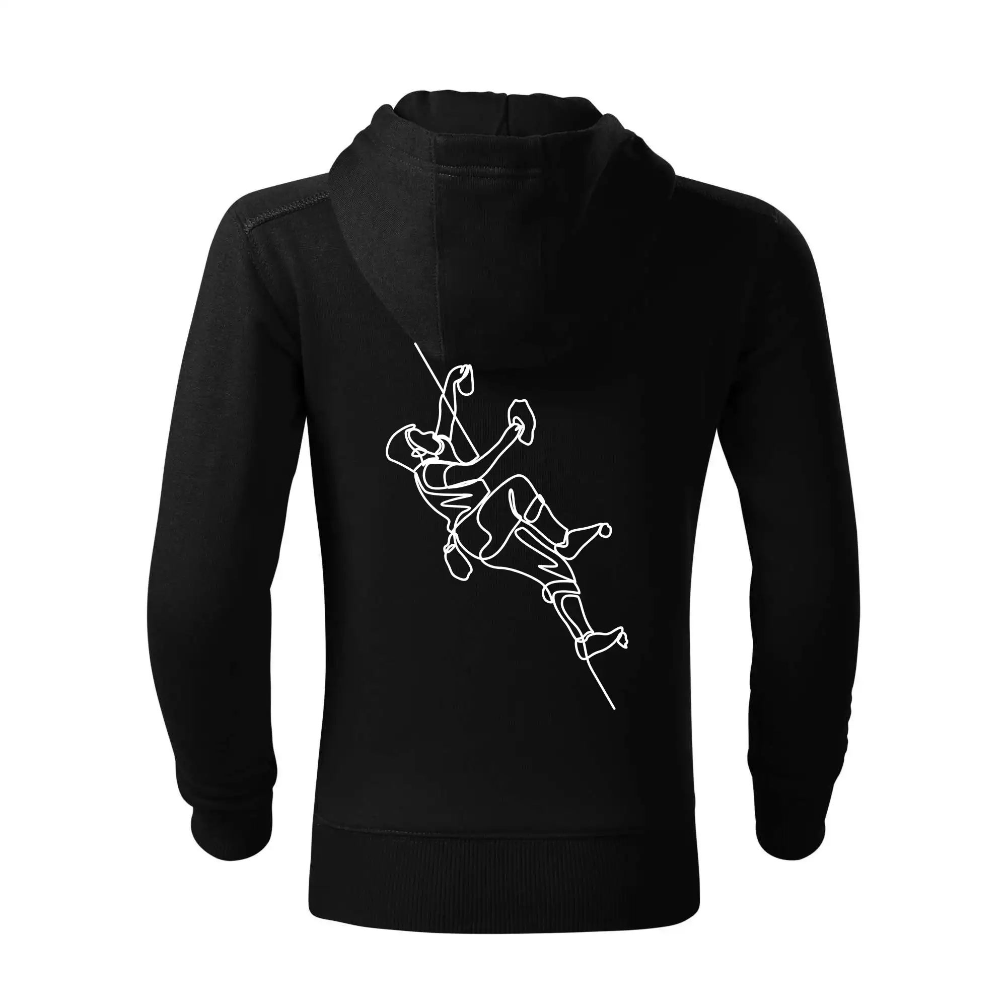 Lezecká stěna jedním tahem