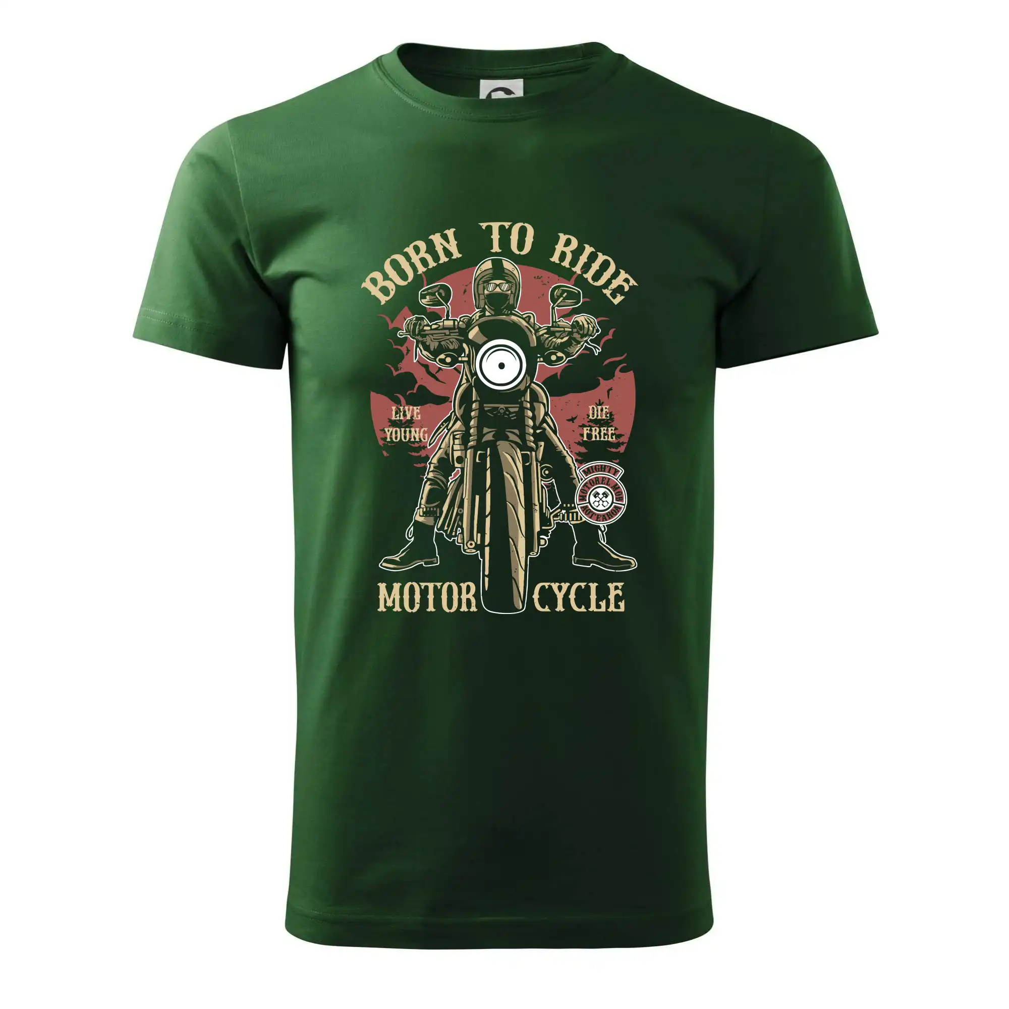 Born To Ride - motor cycle - Pánske tričko nižšej gramáže