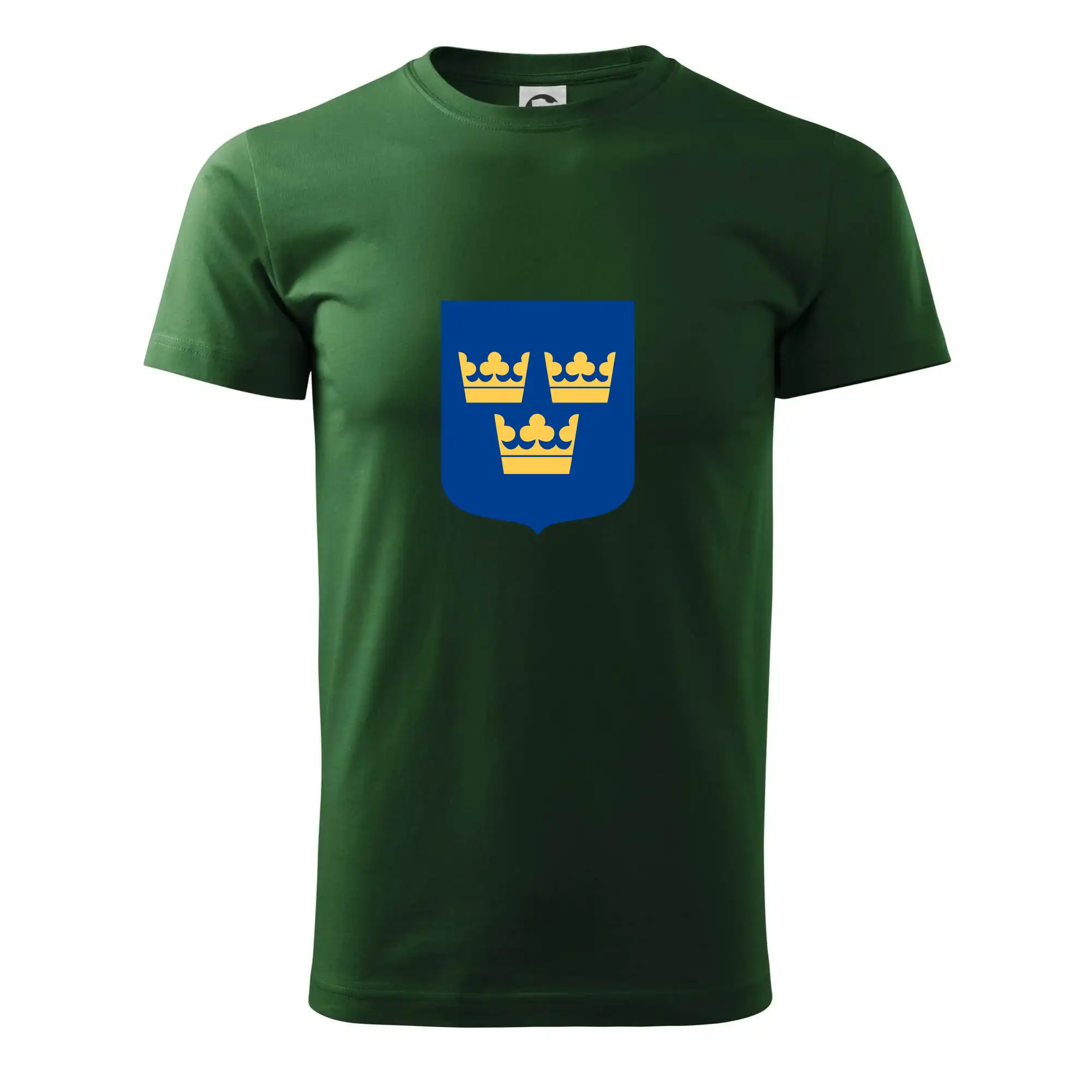 Ostatné mestá / miesta - Švédsky znak tri korunky veľký - Tričko extra veľké  (5-8XL)