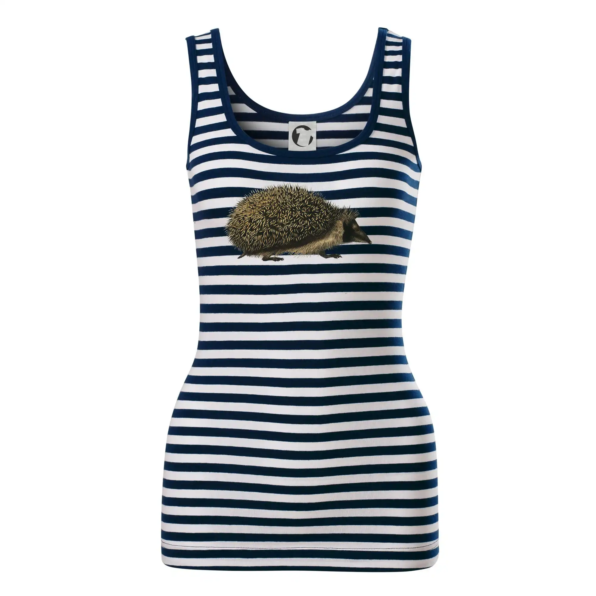 Grafické tričká - Ježko kresba - Sailor tielko na vodu