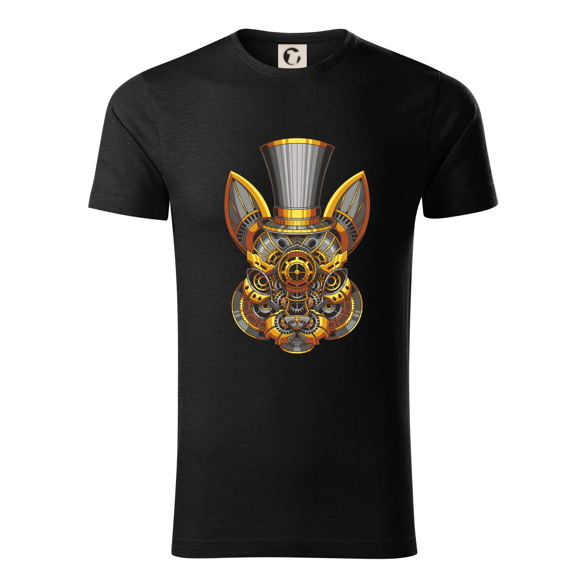 Tričká s potlačou steampunk - Steampunk králik - Tričko z organickej bavlny
