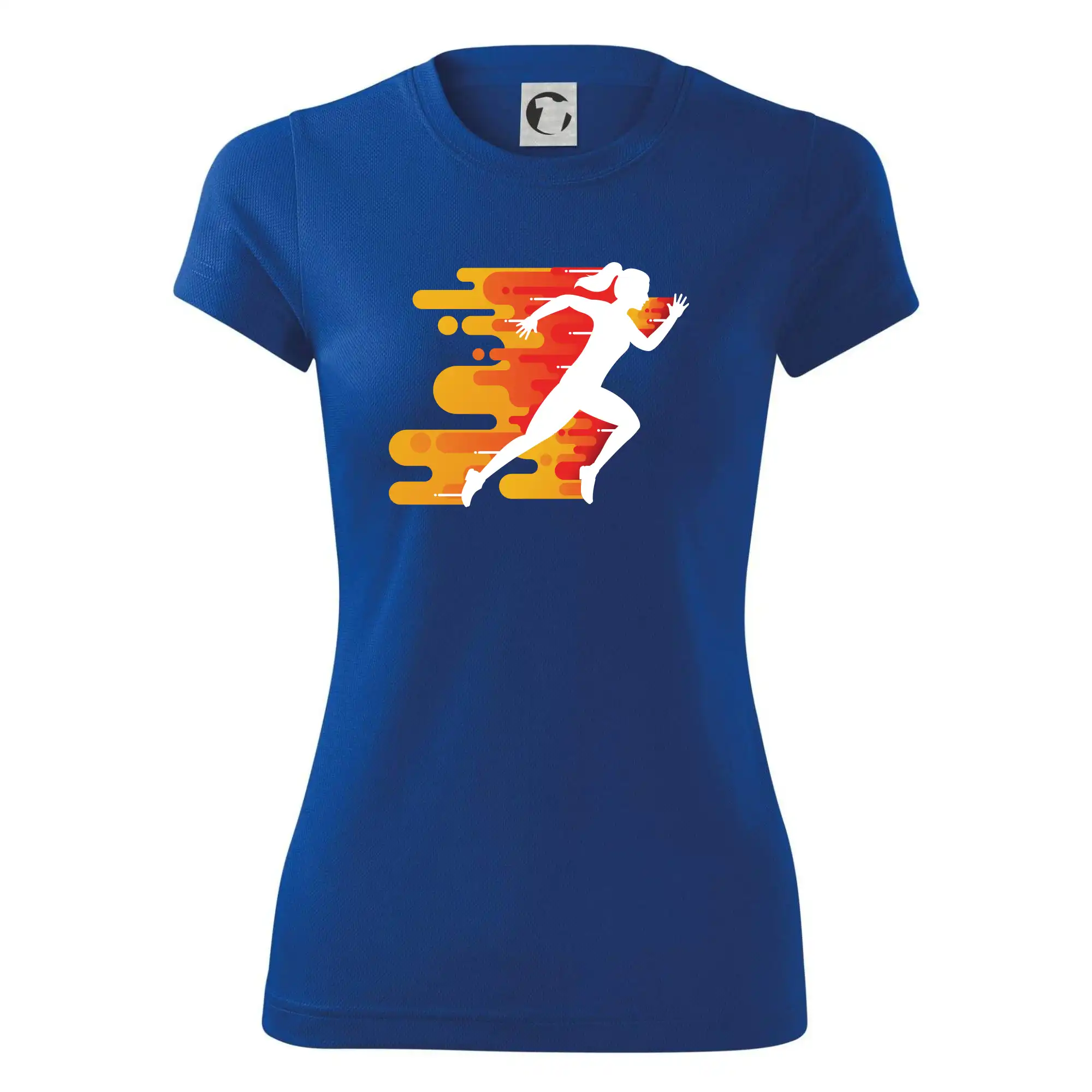 Běhání - oranžová žena