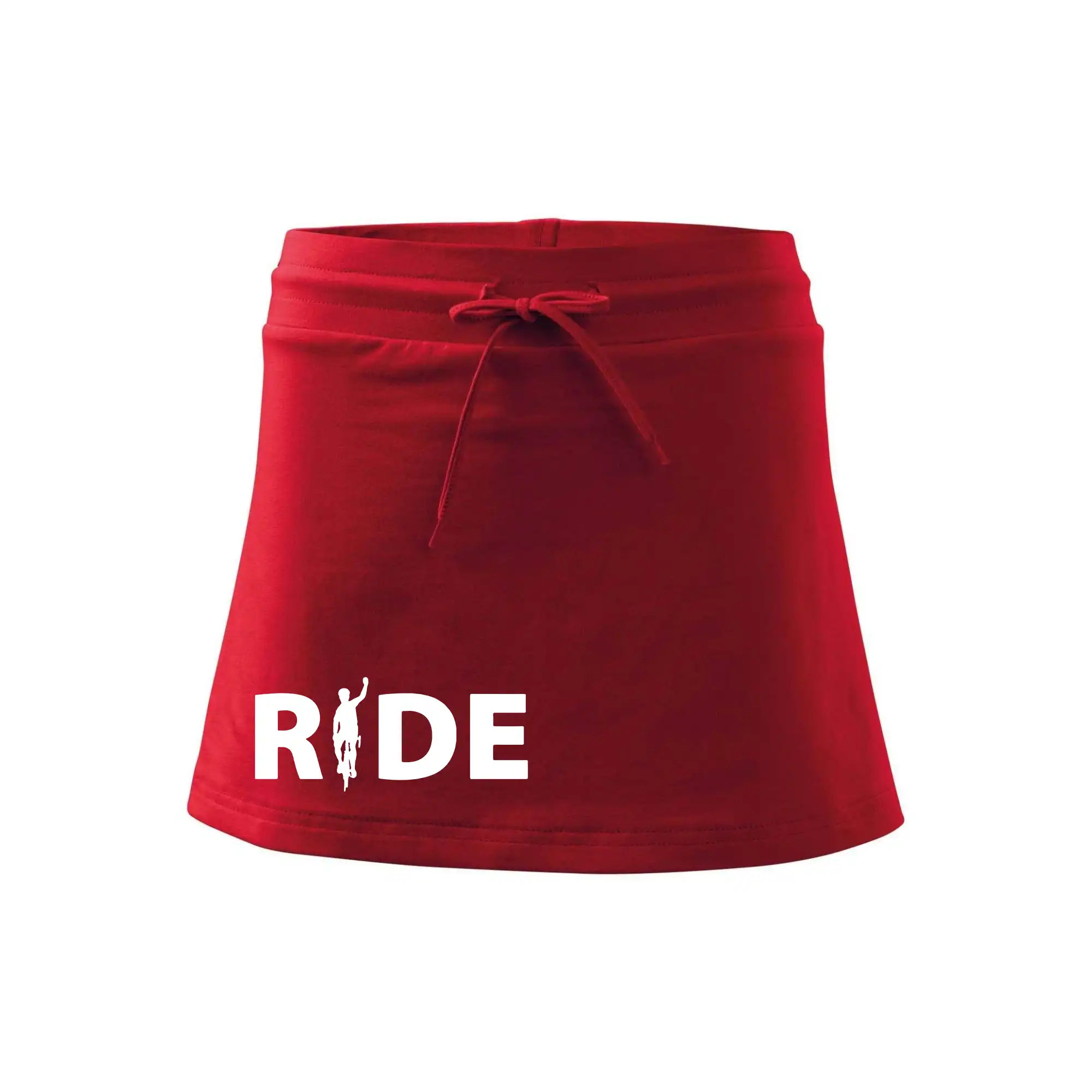 Ride - nápis s cyklistou