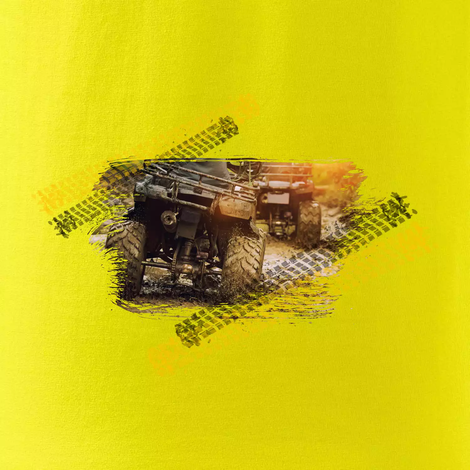 ATV čtyřkolka v bahně