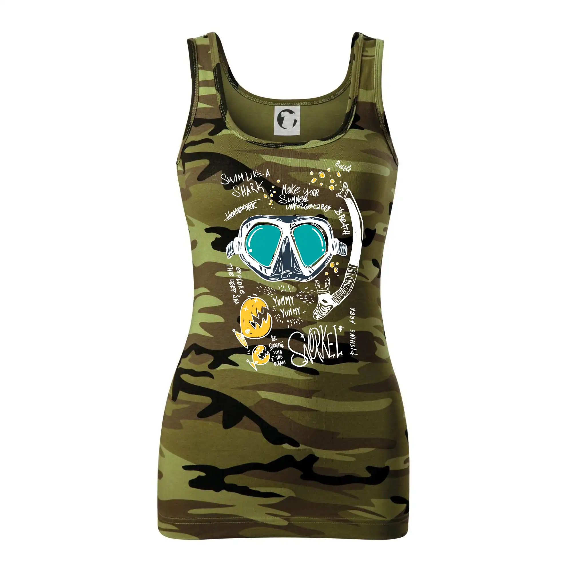 Potapěčské brýle text