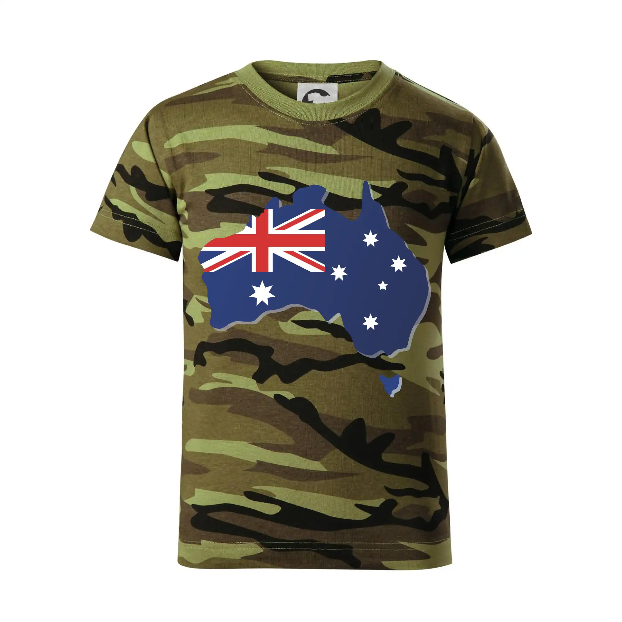 Austrálie - vlajka mapa