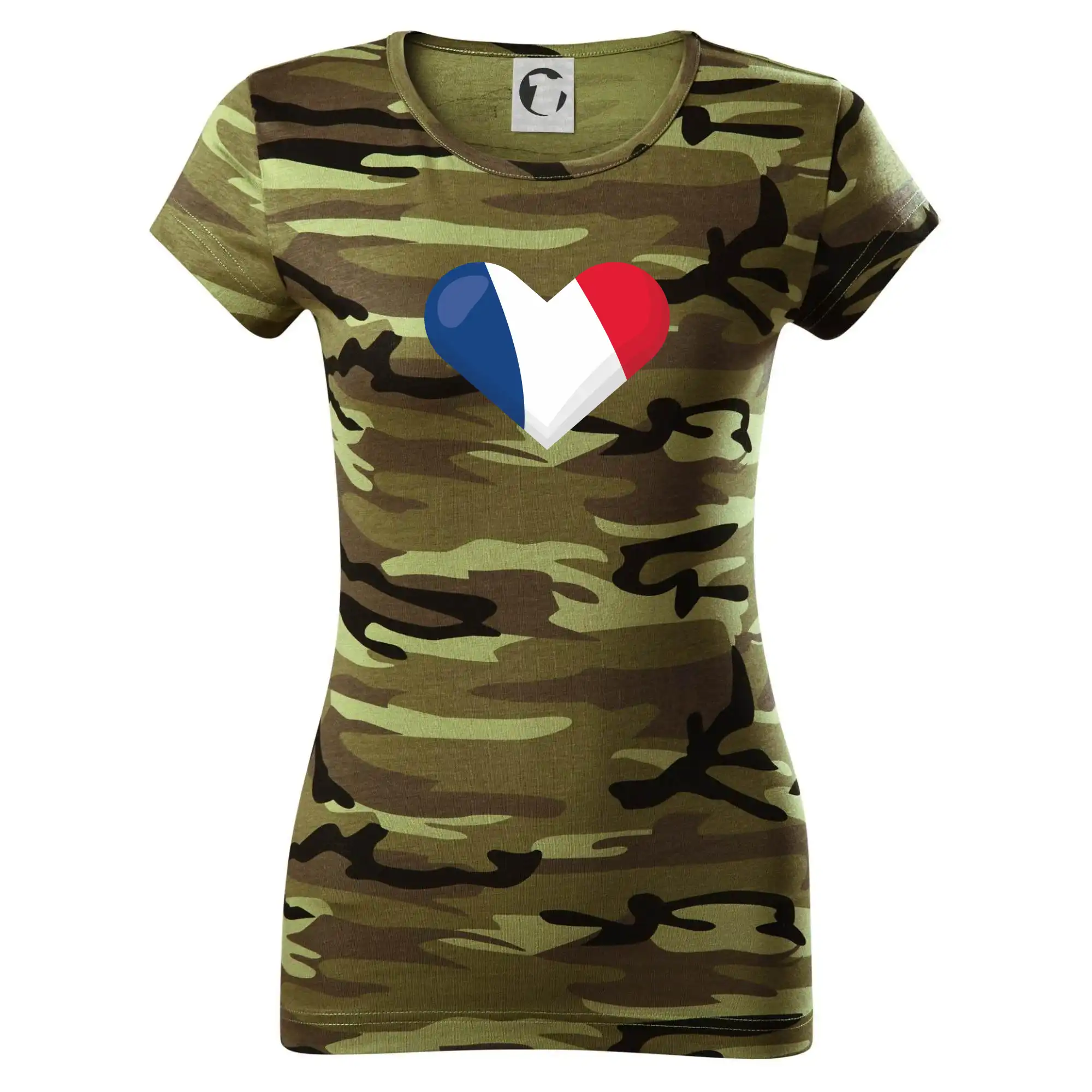 Francouzská vlajka srdce