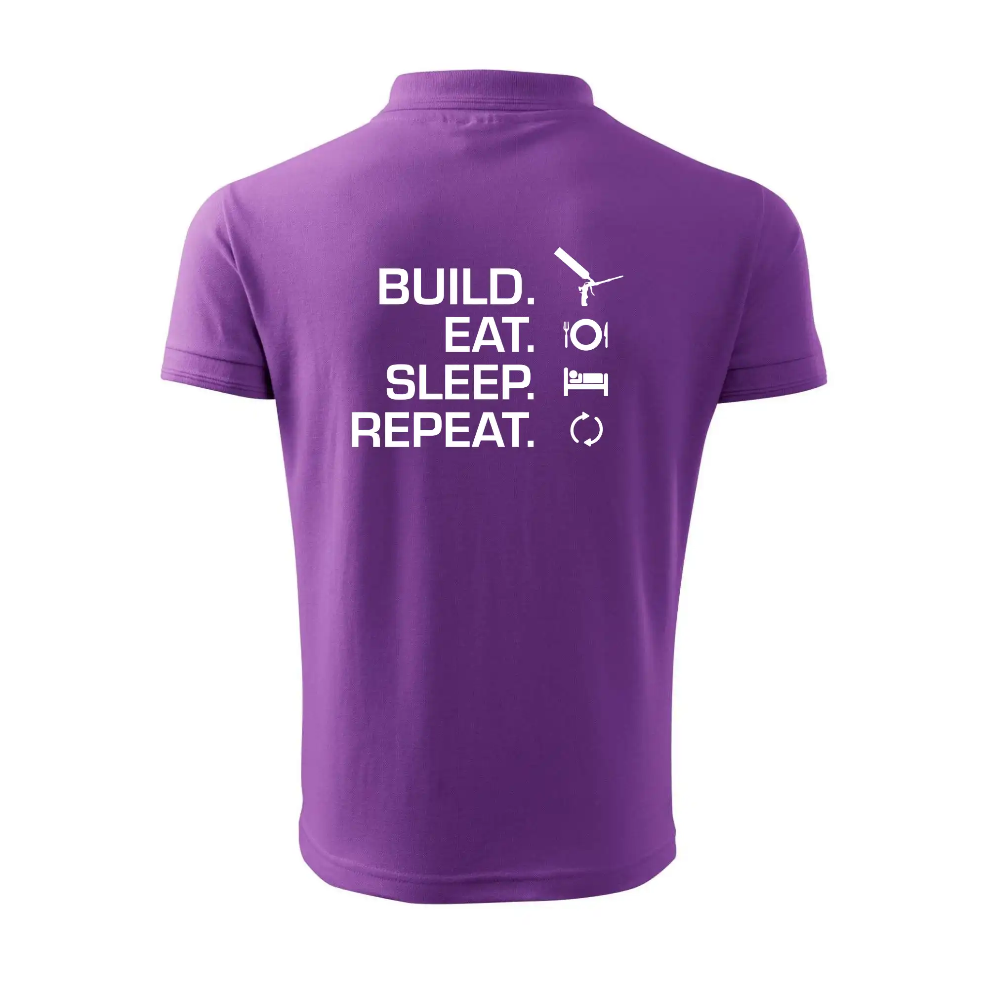 Build eat sleep repeat - montážní pěna