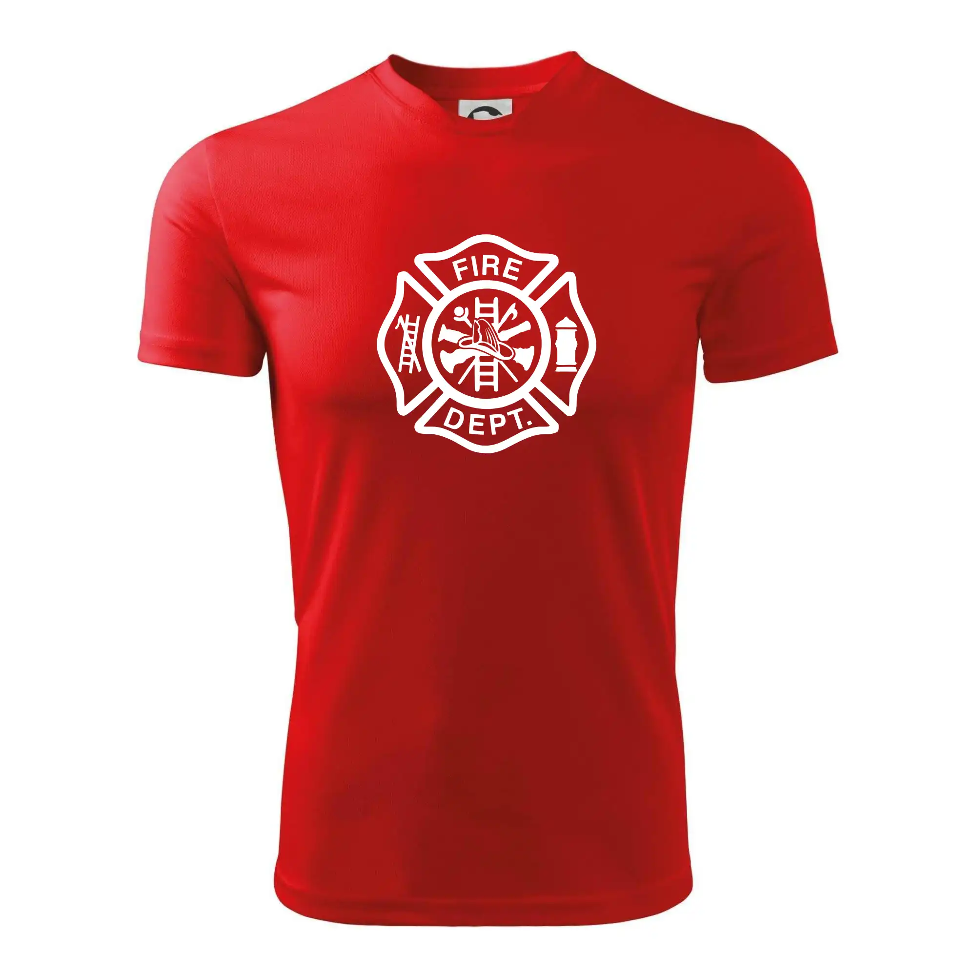 Originálne tričká pre hasičov - Fire dept. logo - Pánske tričko Fantasy športové