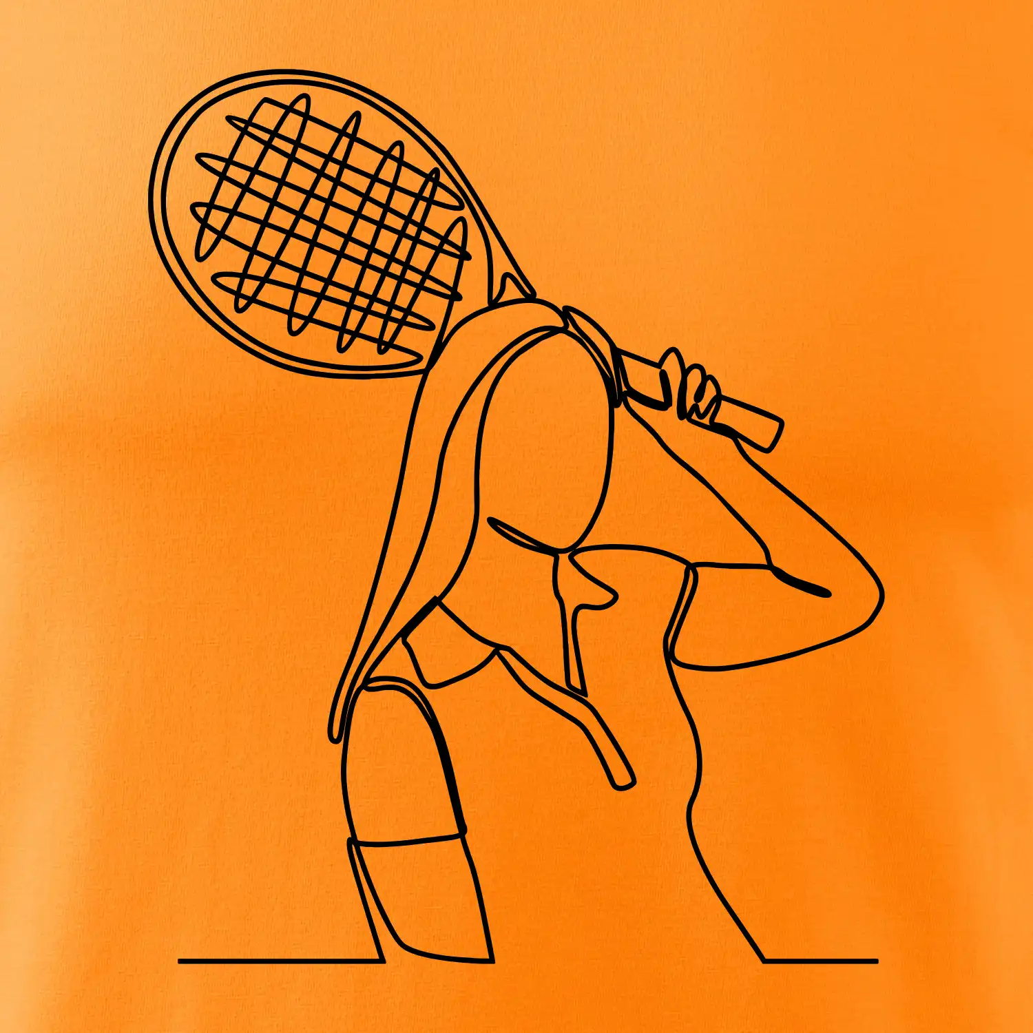 Tenistka  jednim tahem