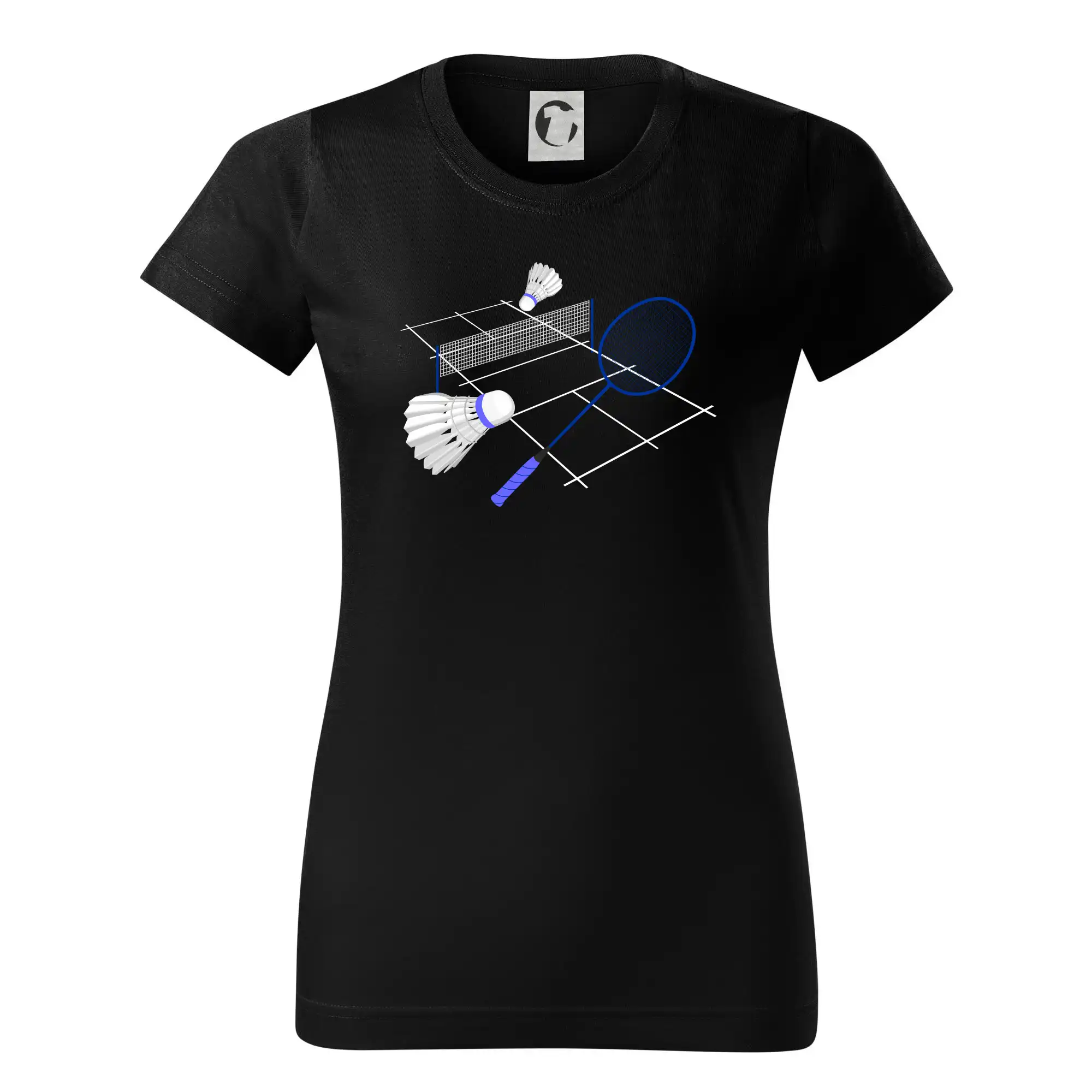 Tričká na bedminton - Bedminton - ihrisko - Dámske tričko basic - ľahko voľnejšie a dlhšie