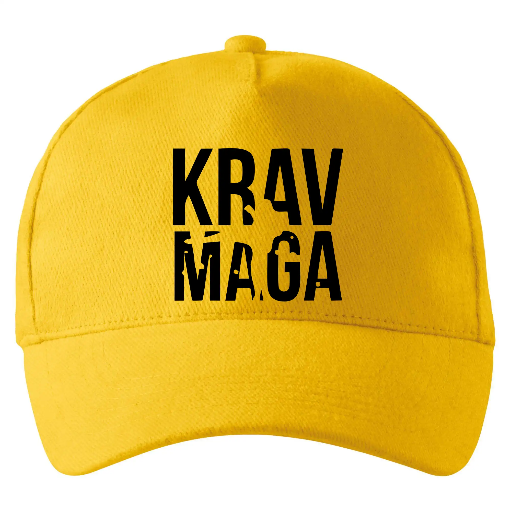 Tričká na box - Nápis Krav Maga - Šiltovka so zahnutým šiltom a mosaznou sponou