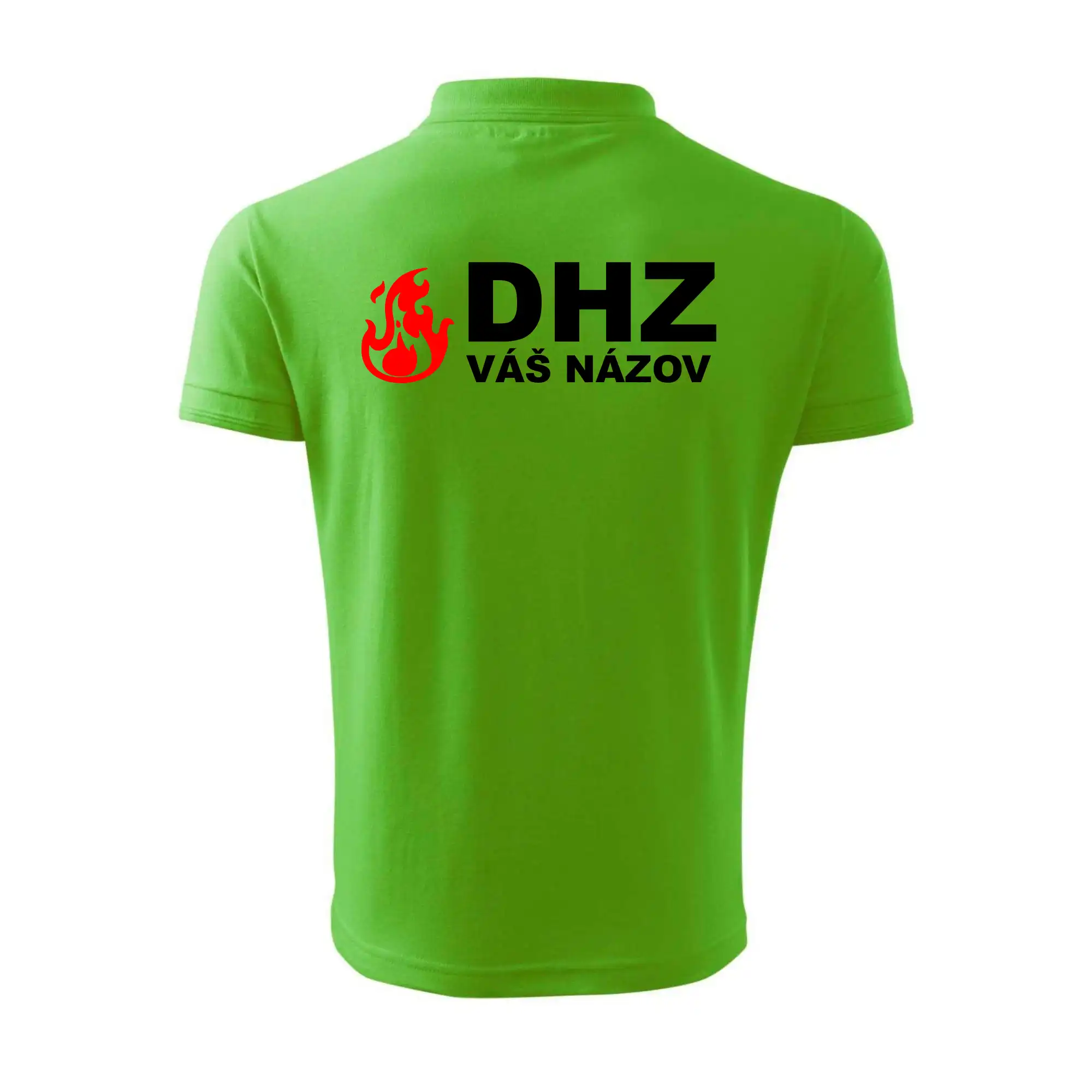 DHZ (oheň, firesport, názov sboru - vlastný nápis)