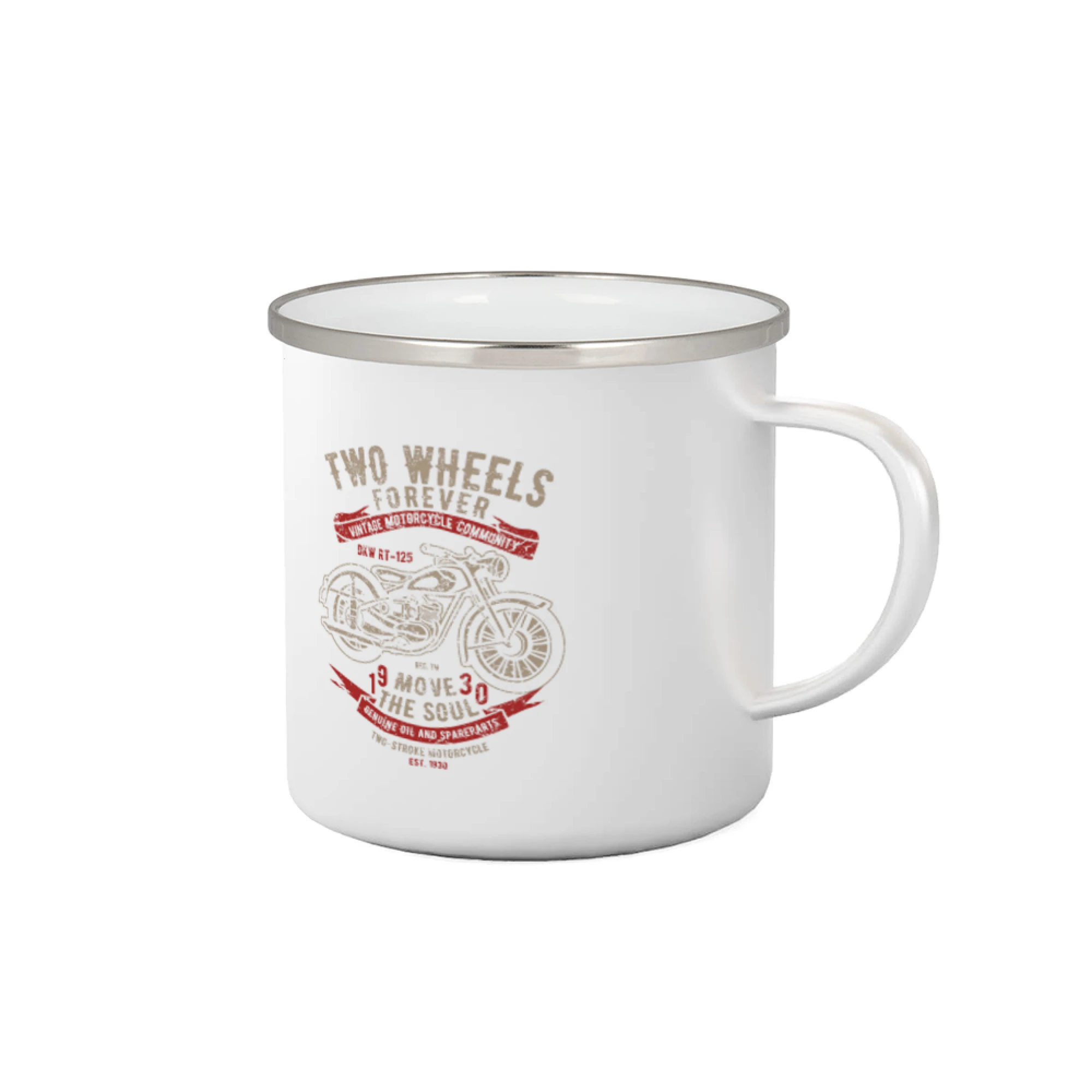 Tričká a mikiny s potlačou motoriek – pre pravých motorkárov - Two Wheels Forever 2 - Plecháčik