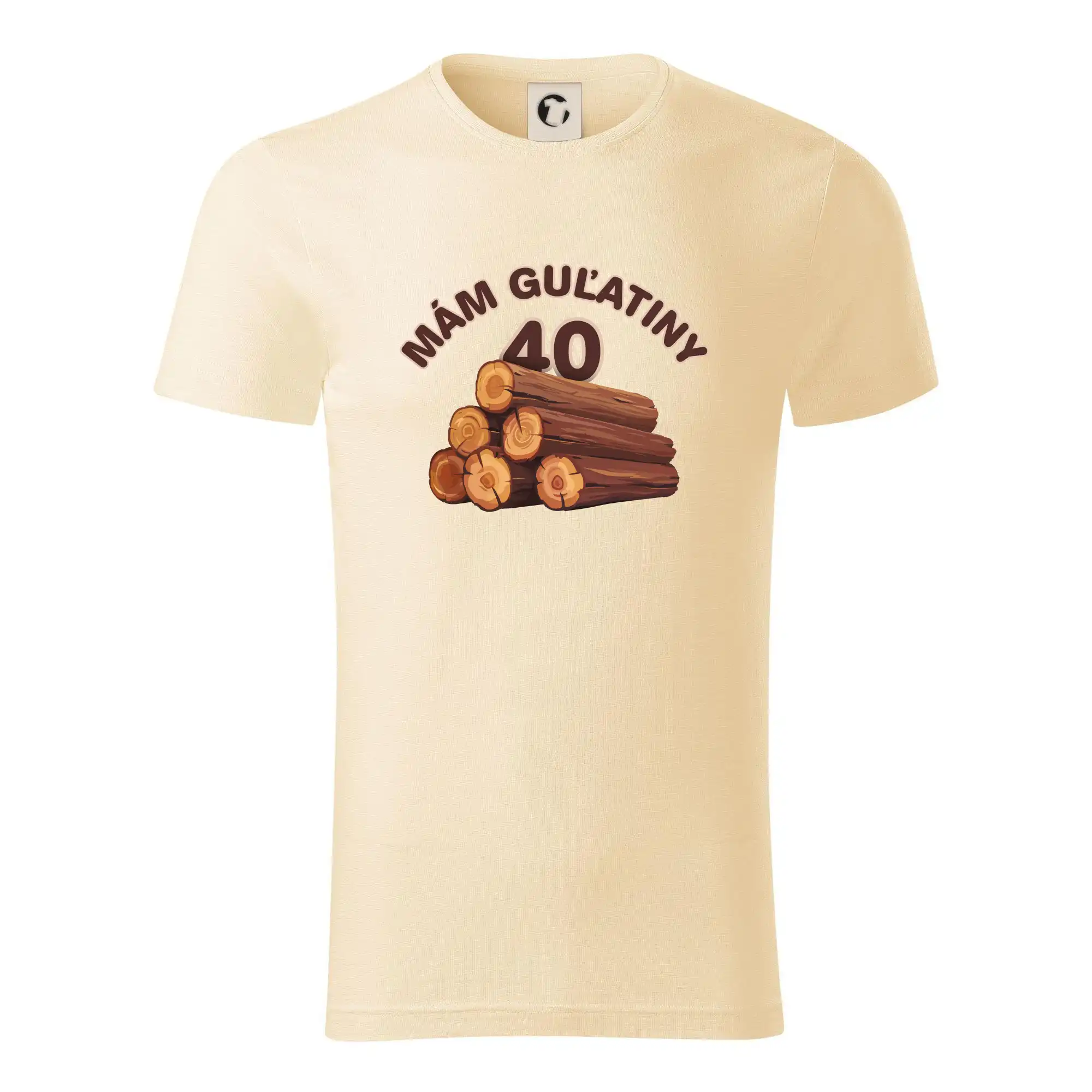 Narodeninové tričká - Mám guľatiny 40 - Tričko z organickej bavlny