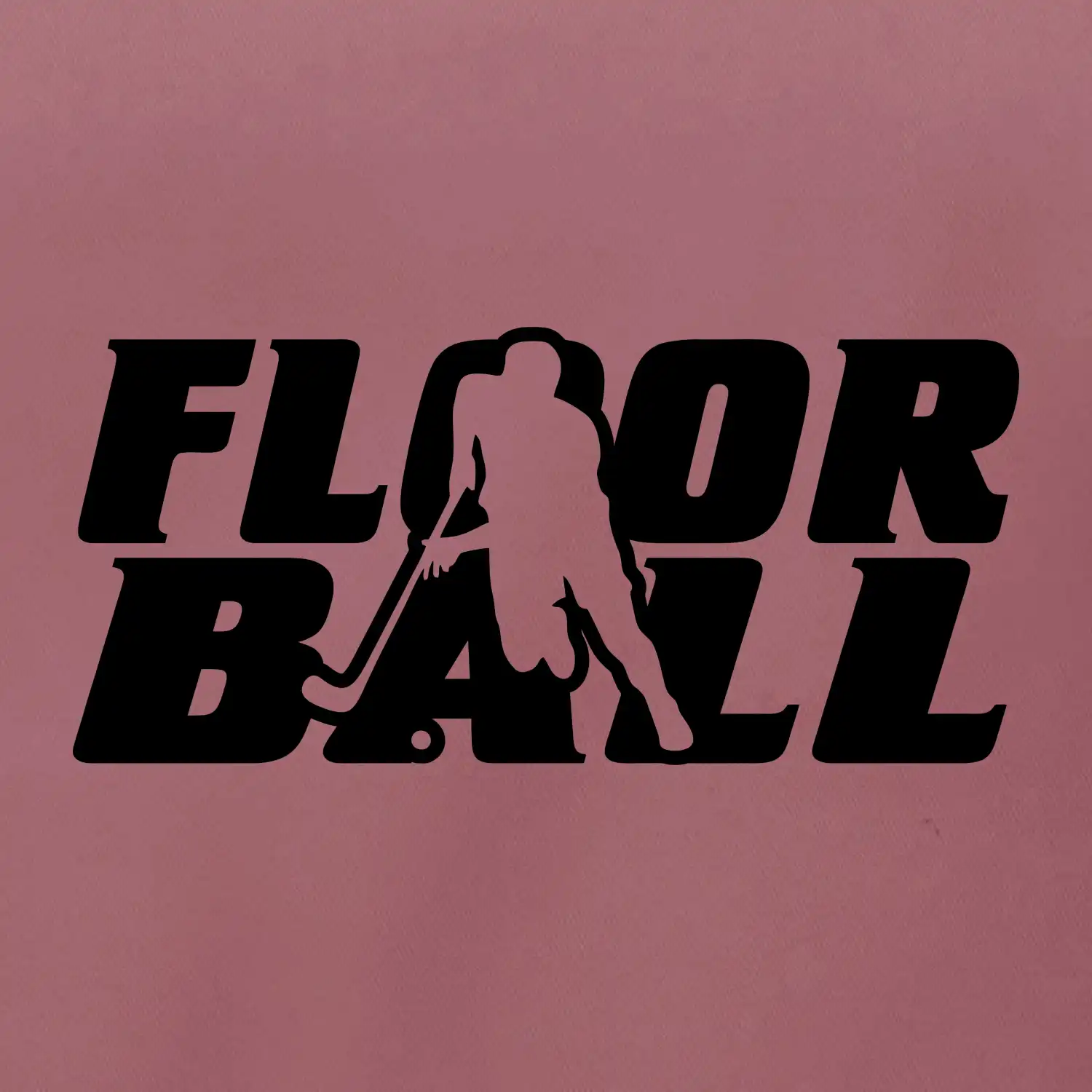 Floorball nápis rovný