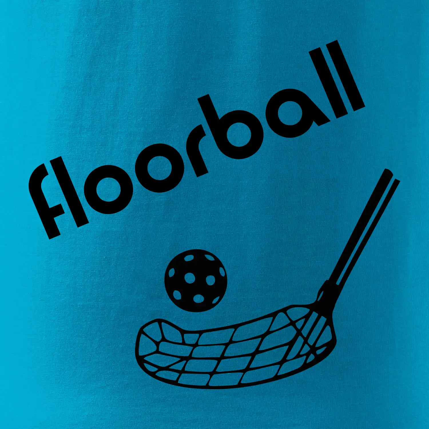 Floorball nápis šikmo
