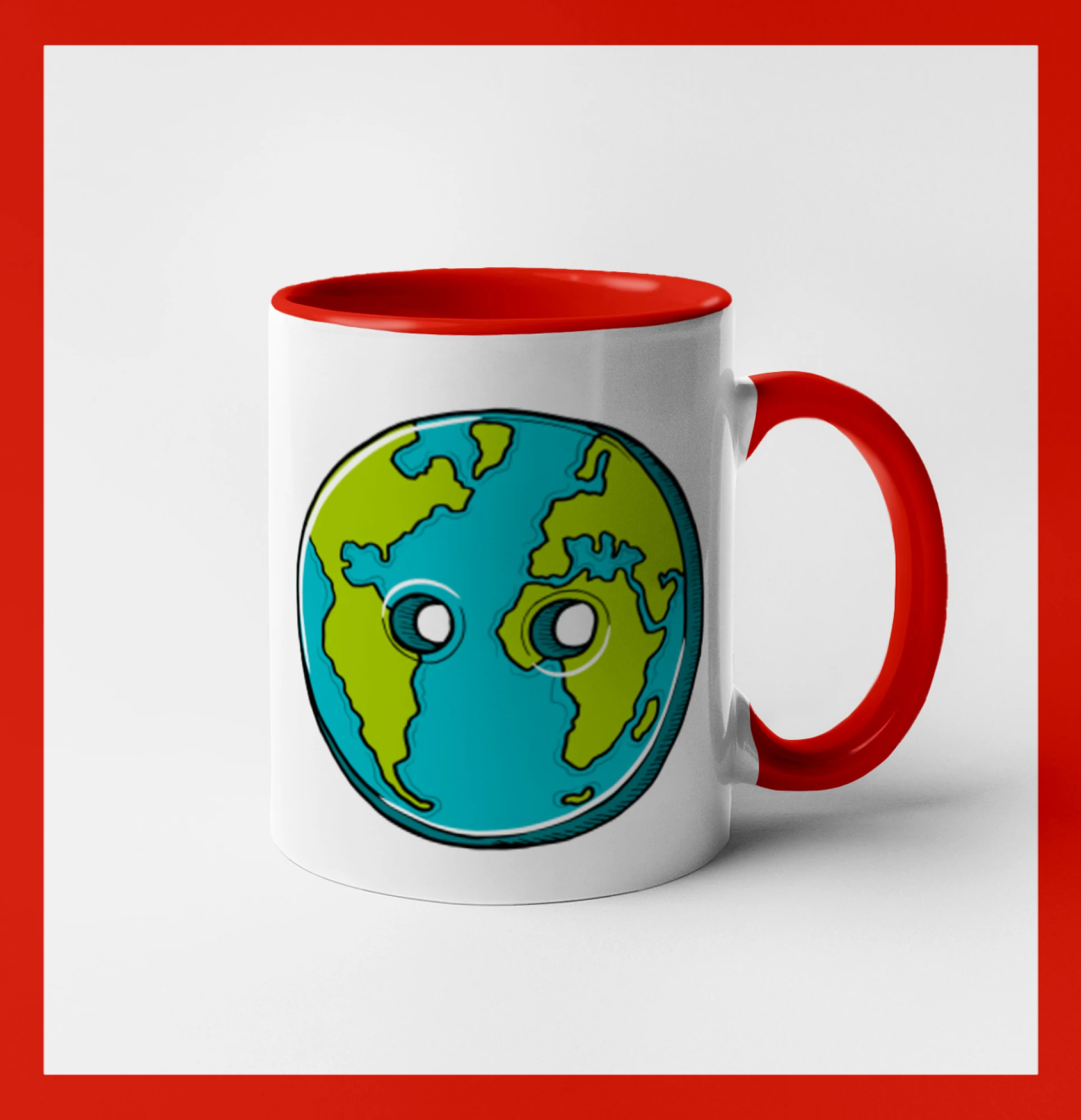 Planeta země knoflík (Pecka design)