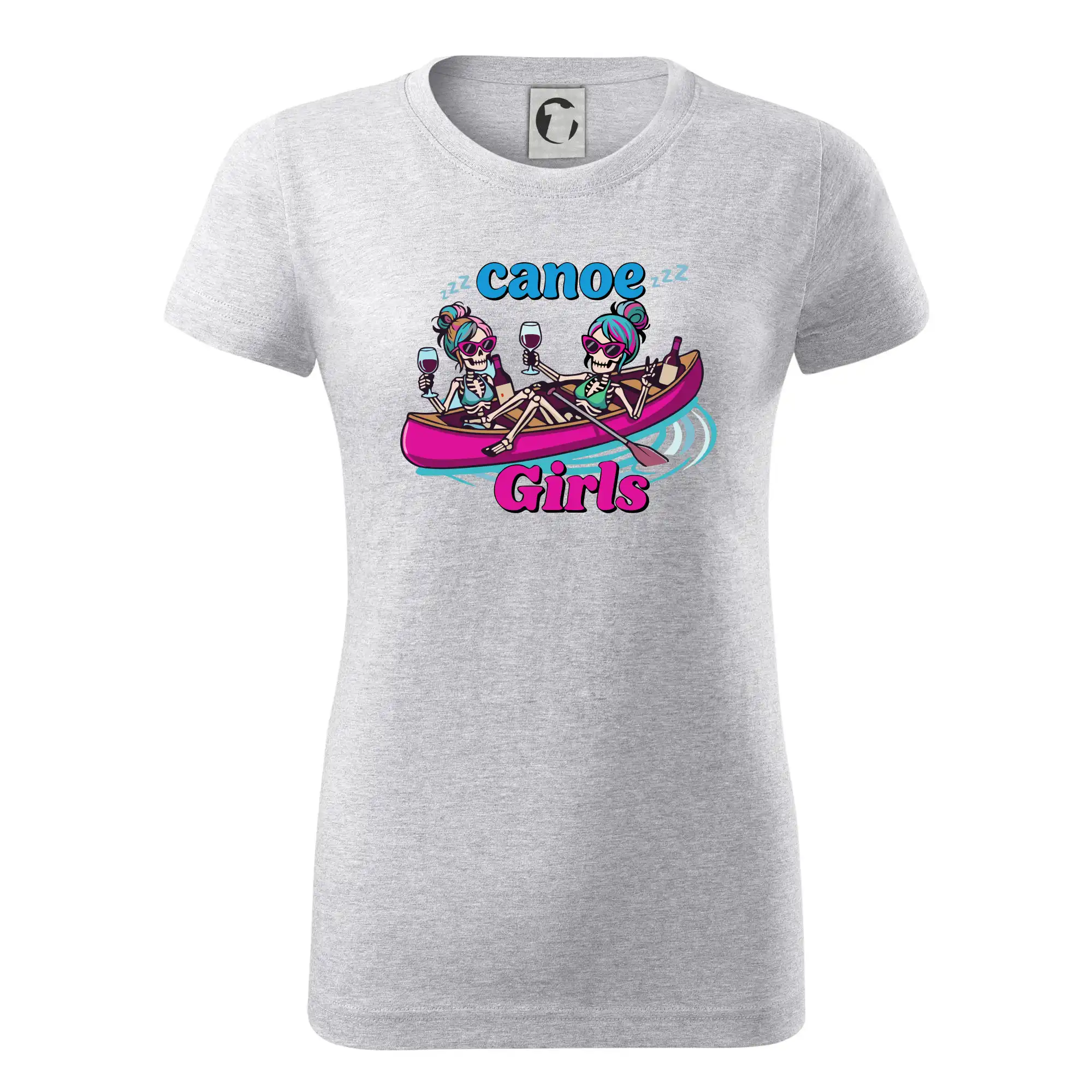 Vodácke tričká - Canoe girls - Dámske tričko basic - ľahko voľnejšie a dlhšie