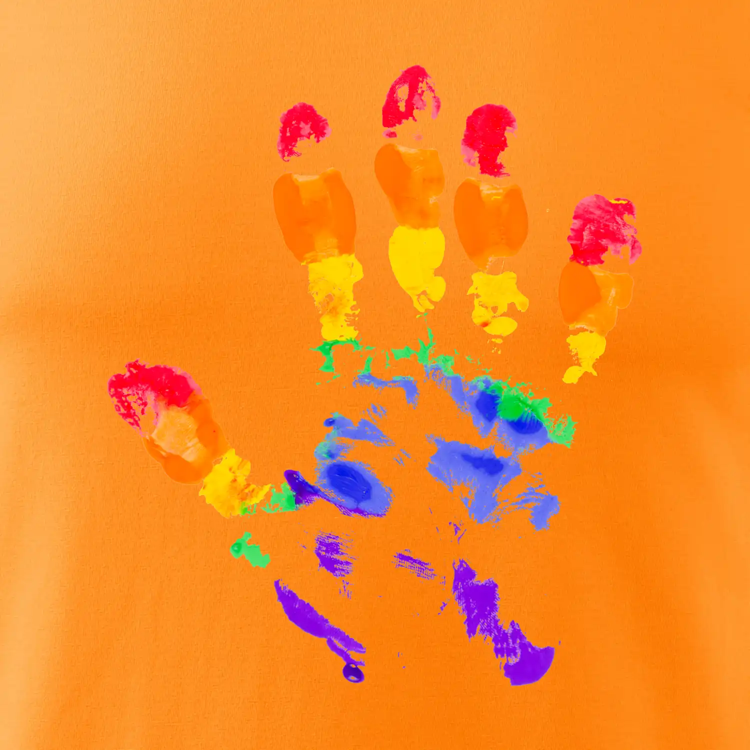 LGBT hand print