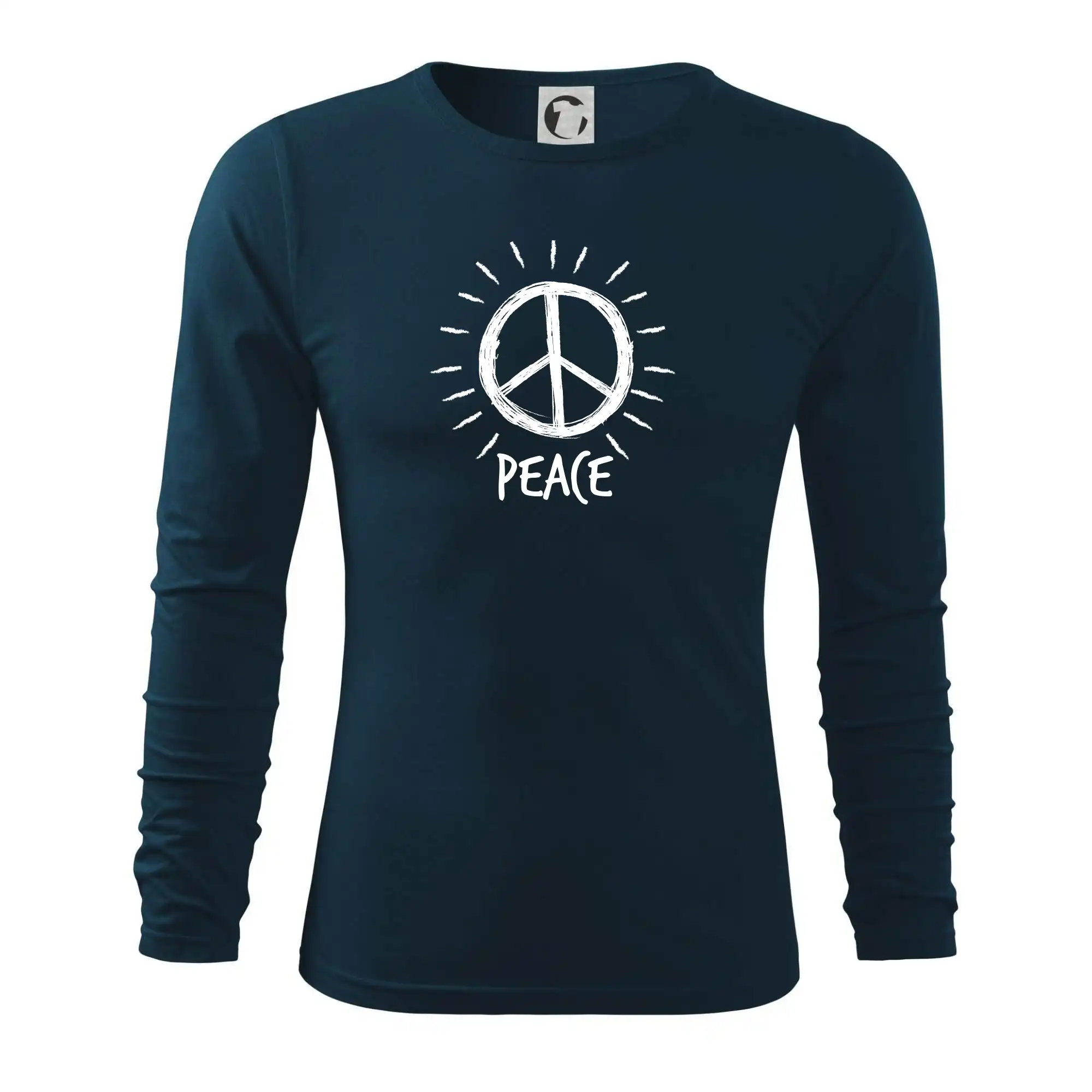 Peace symbol černobílý