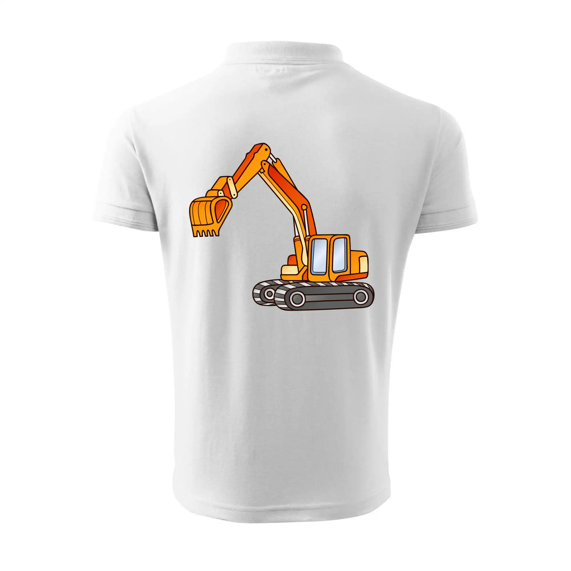 Bagr bez nápisu oranžový