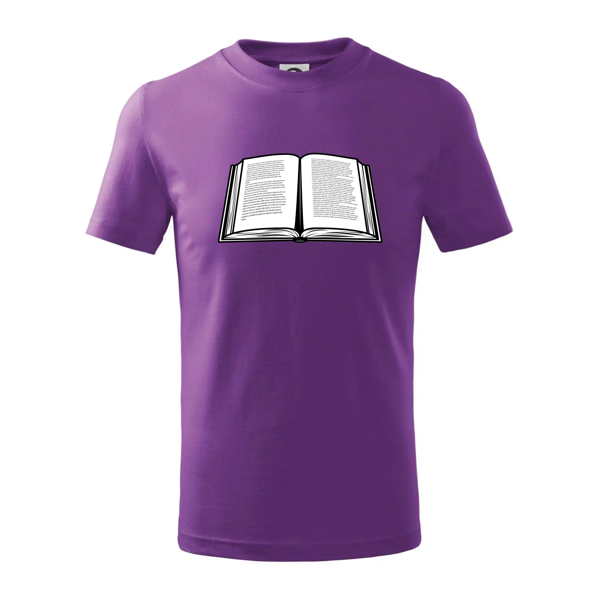 Kniha černobílá otevřená s textem