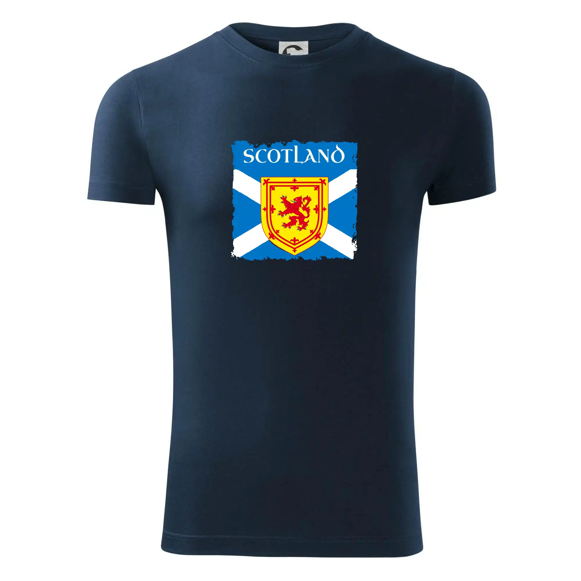 Skotská vlajka s erbem lva