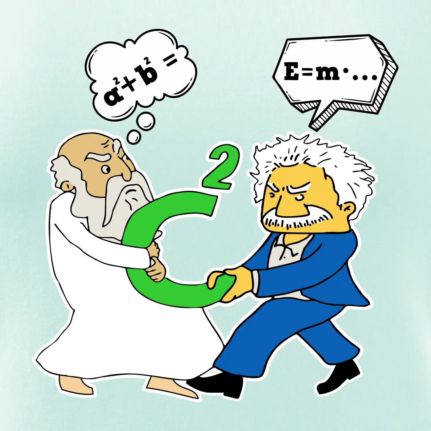 Pythagoras a Albert boj o C
