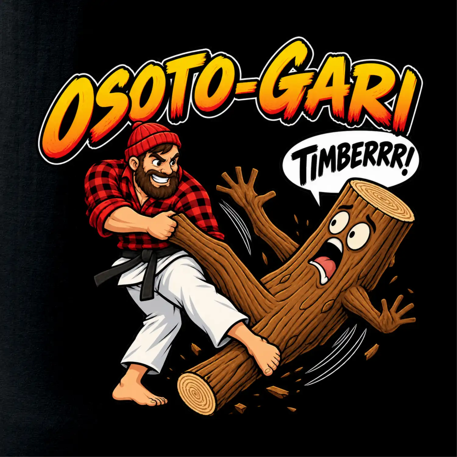 Osoto gari timber judo