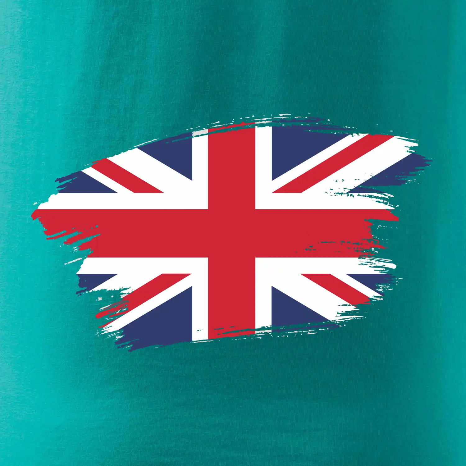 Britská vlajka roztrhaná