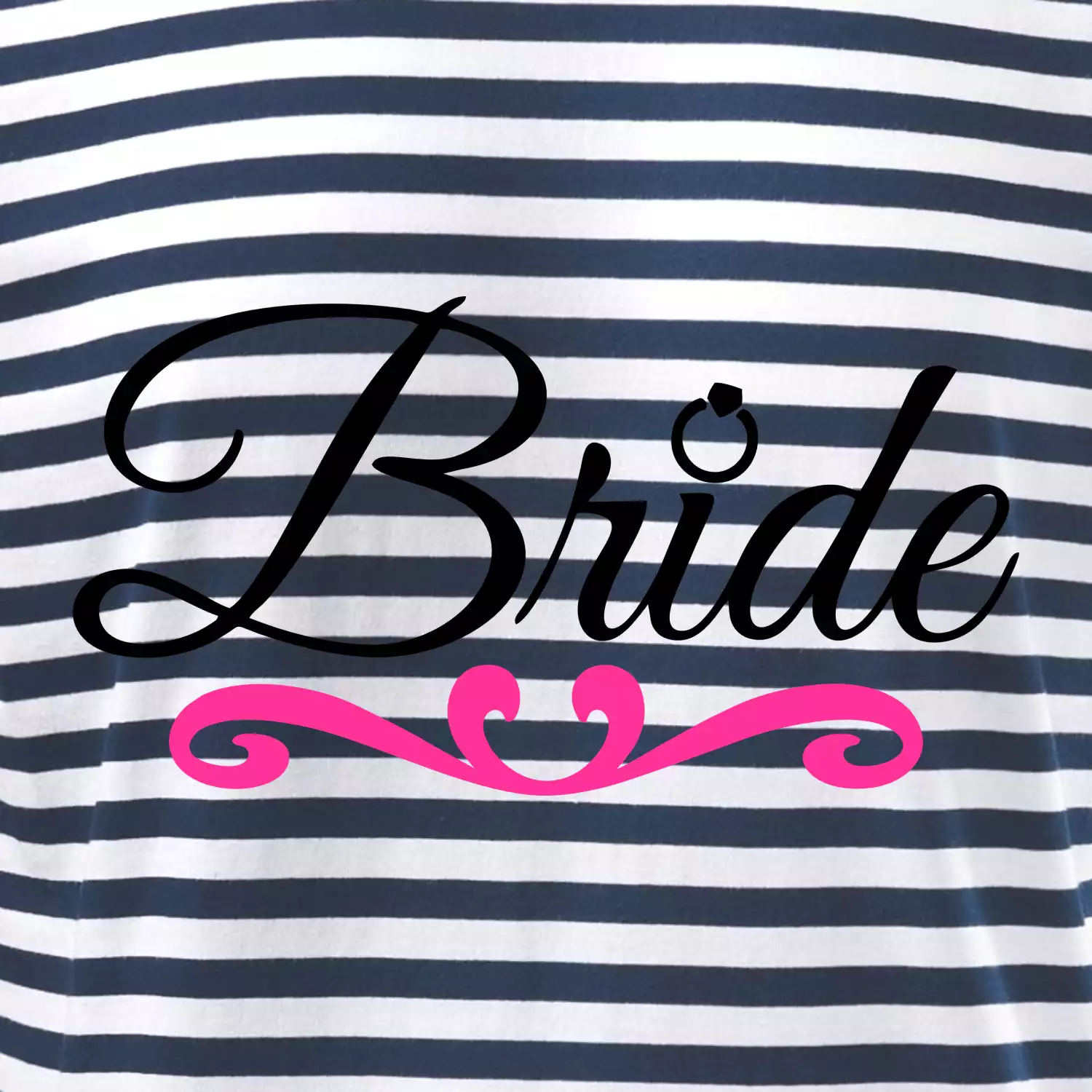 Nápis bride s prstenem