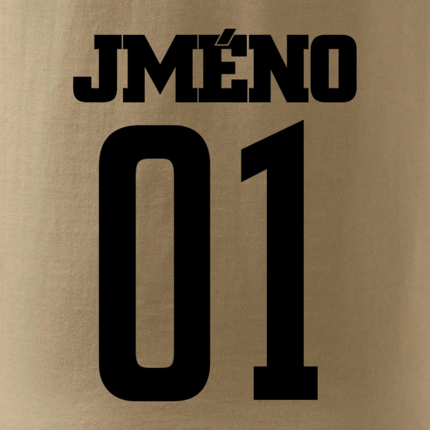 Futbalový dres - vlastné meno a číslo