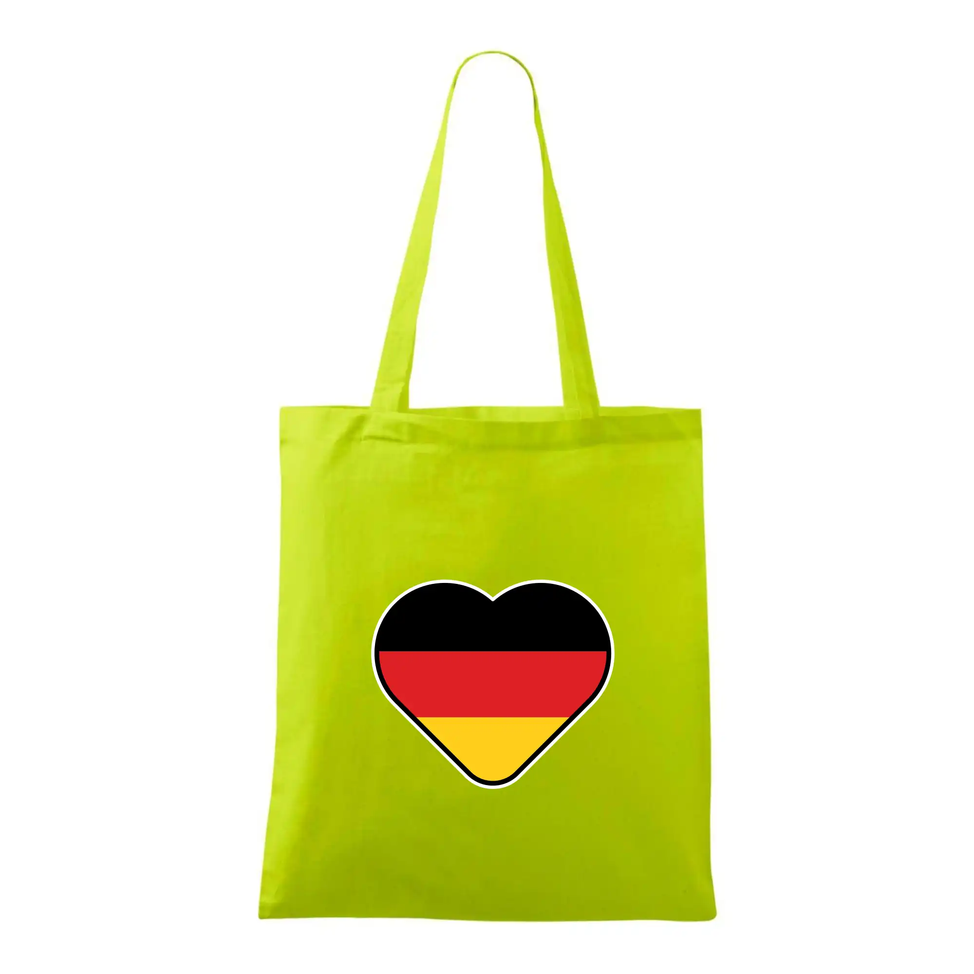 Tričká Nemecko - Germany love veľké - Nemecká vlajka - Taška bavlnená