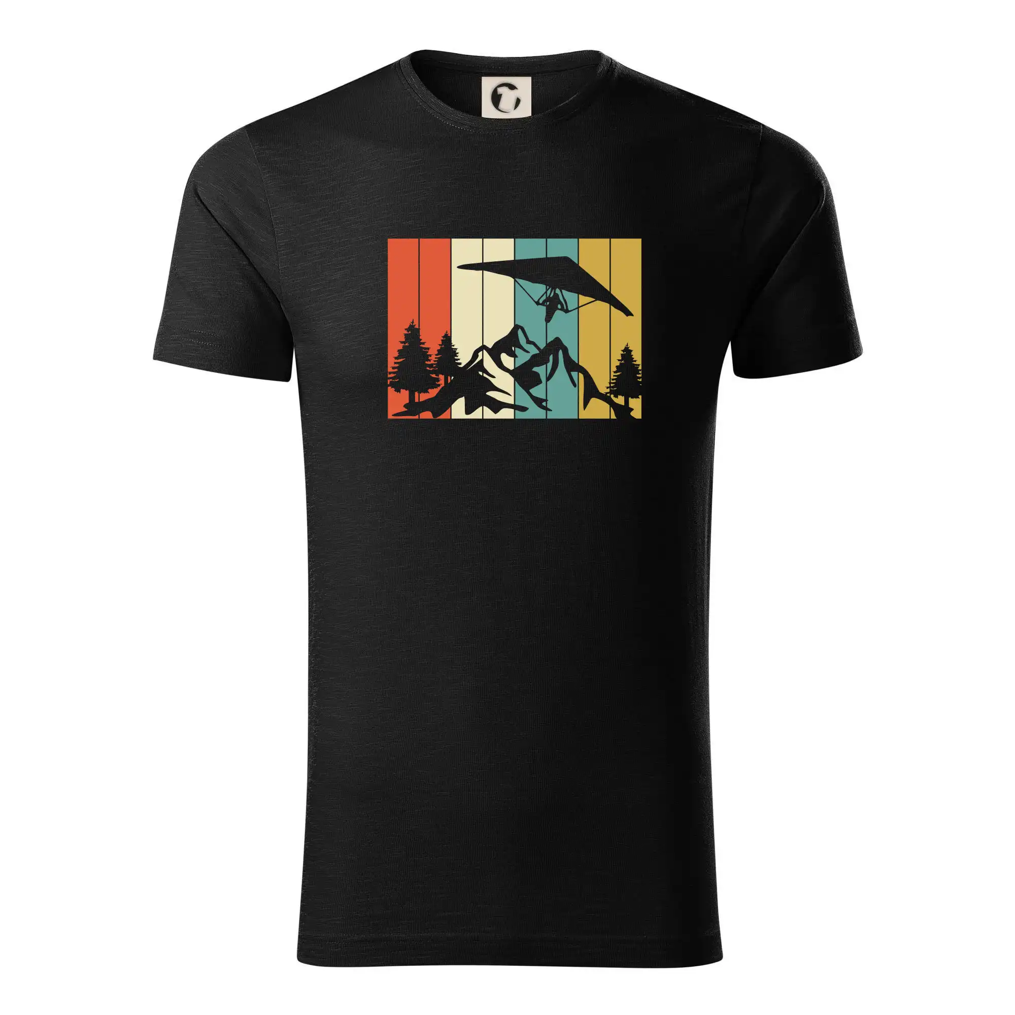 Tričká s motívom paraglidingu - Rogalo nad horami - Tričko z organickej bavlny