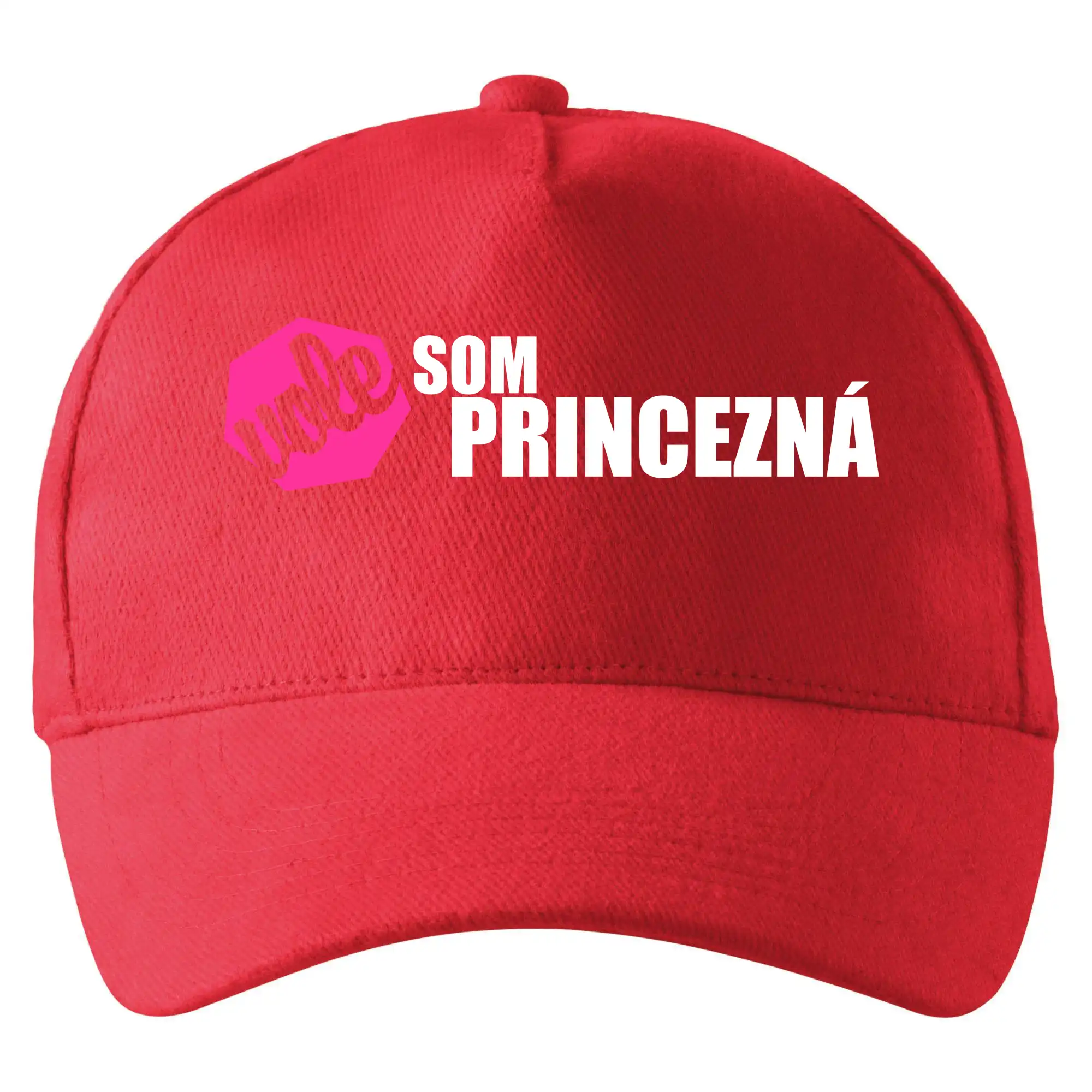 Tričká na párty - Som princezná Vole - tlačené - Šiltovka so zahnutým šiltom a mosaznou sponou