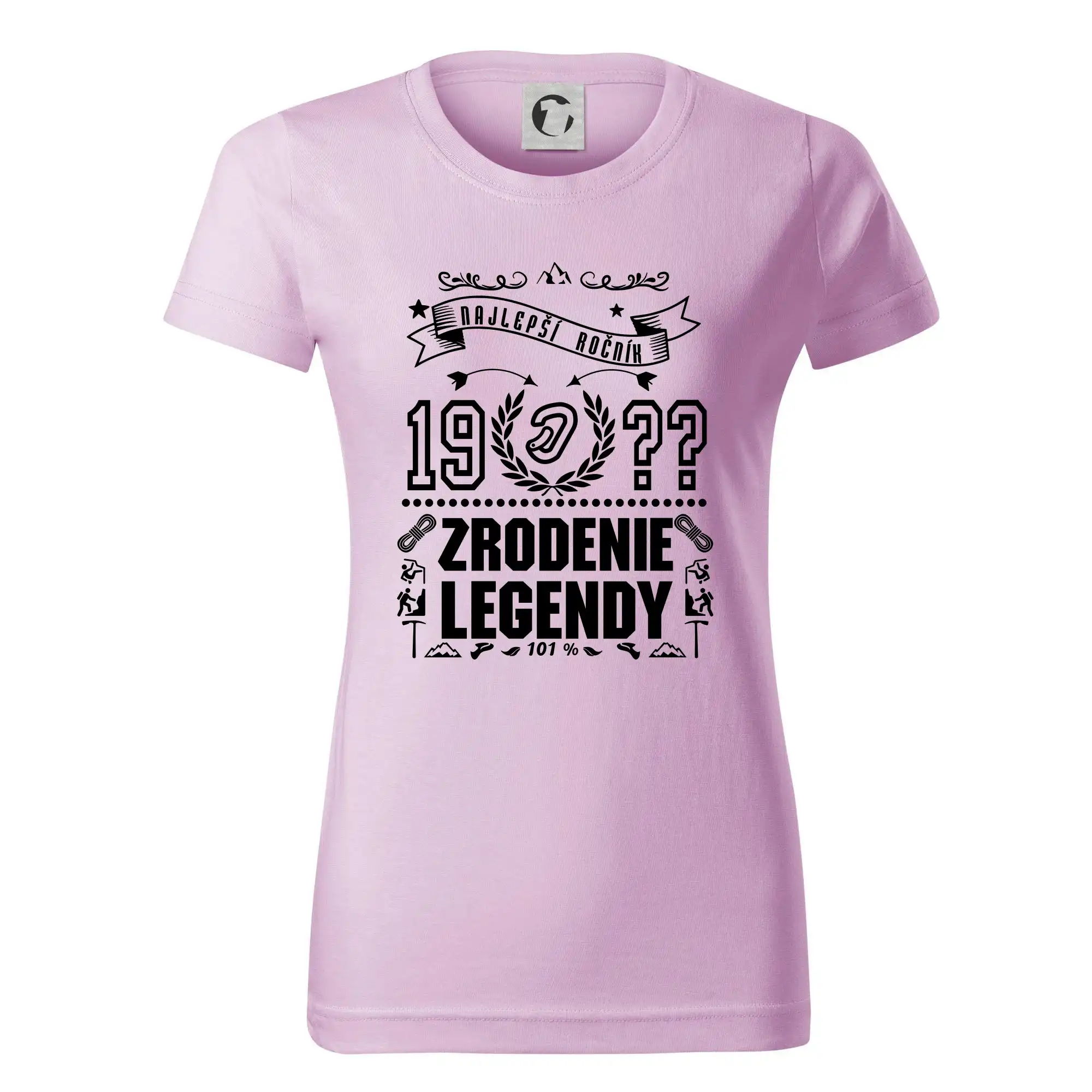 Trička Zrodenie legendy - Zrodenie legendy - pre horolezcov - Dámske tričko basic - ľahko voľnejšie a dlhšie