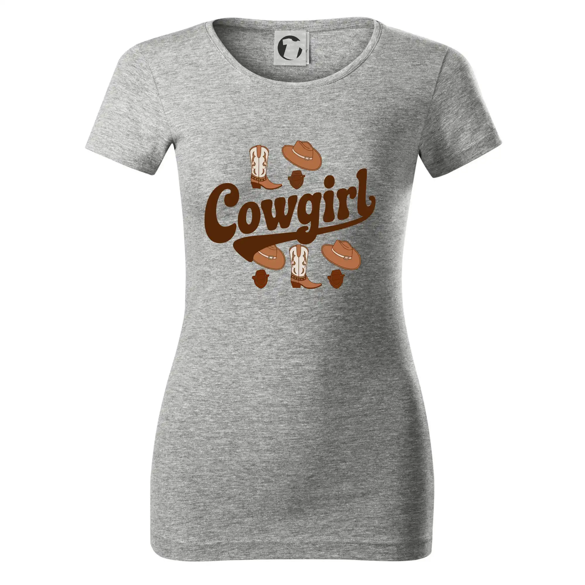 Cowgirl nápis a oblečení