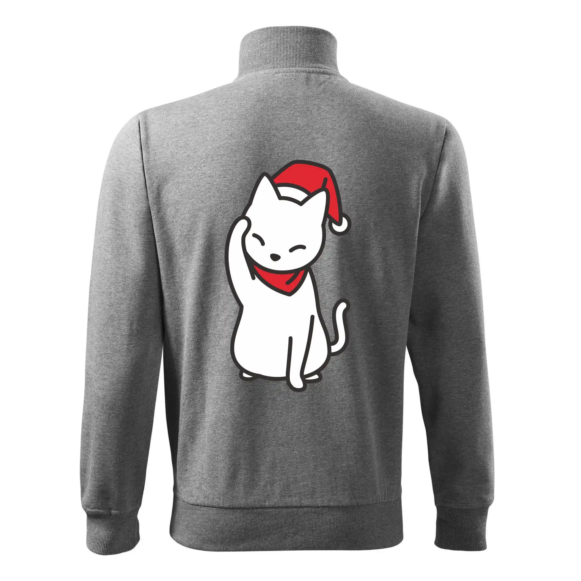 Vánoční kočka mávající