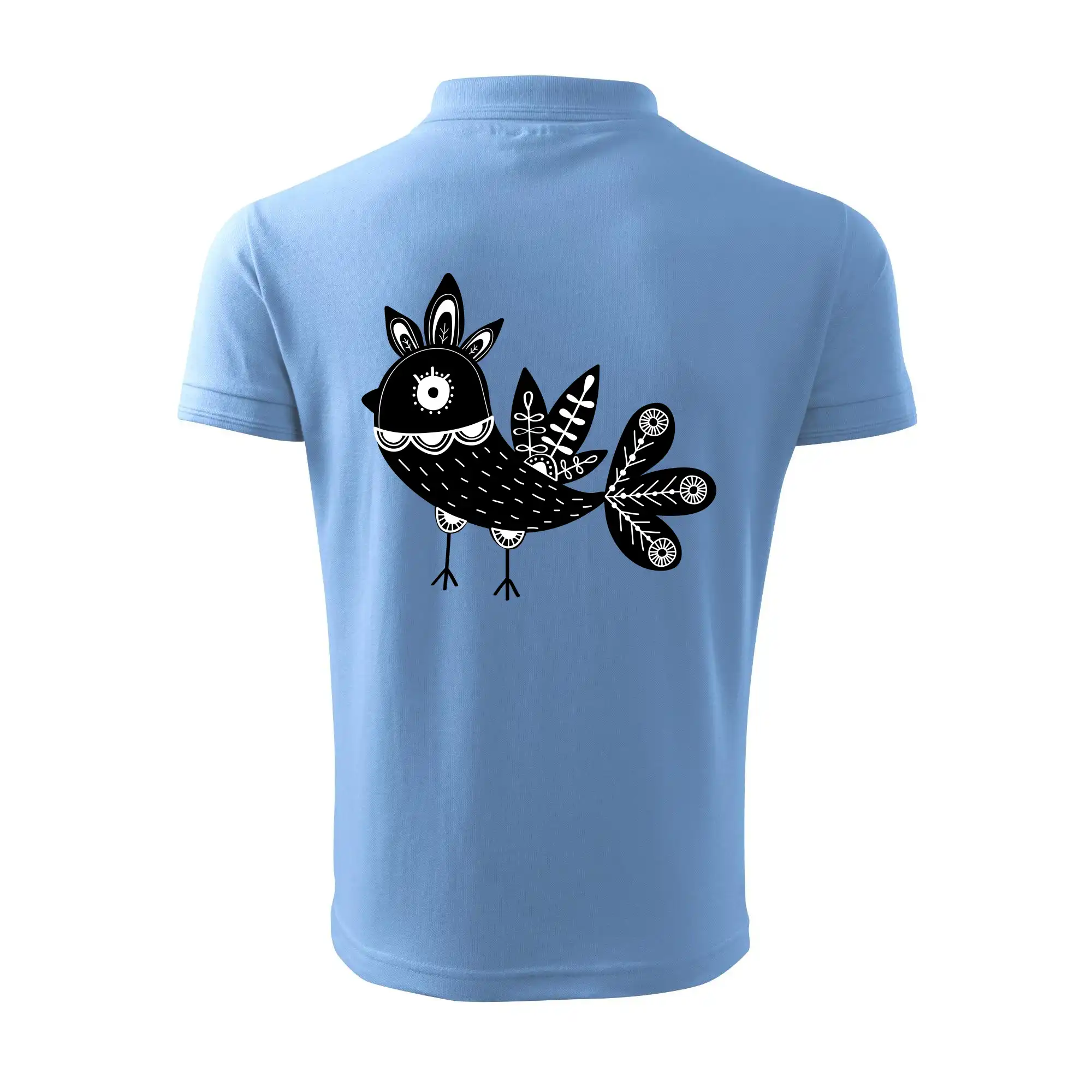 Ptáček černobílý folklór