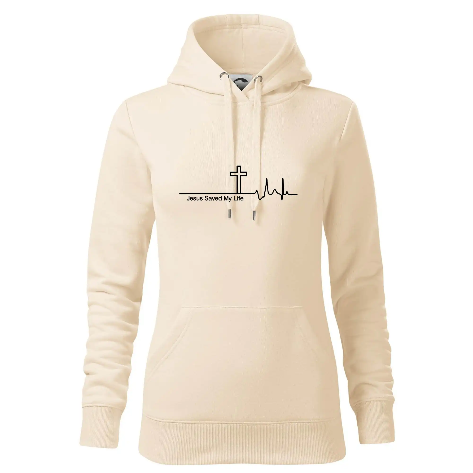Jesus Saved My Life kříž ekg