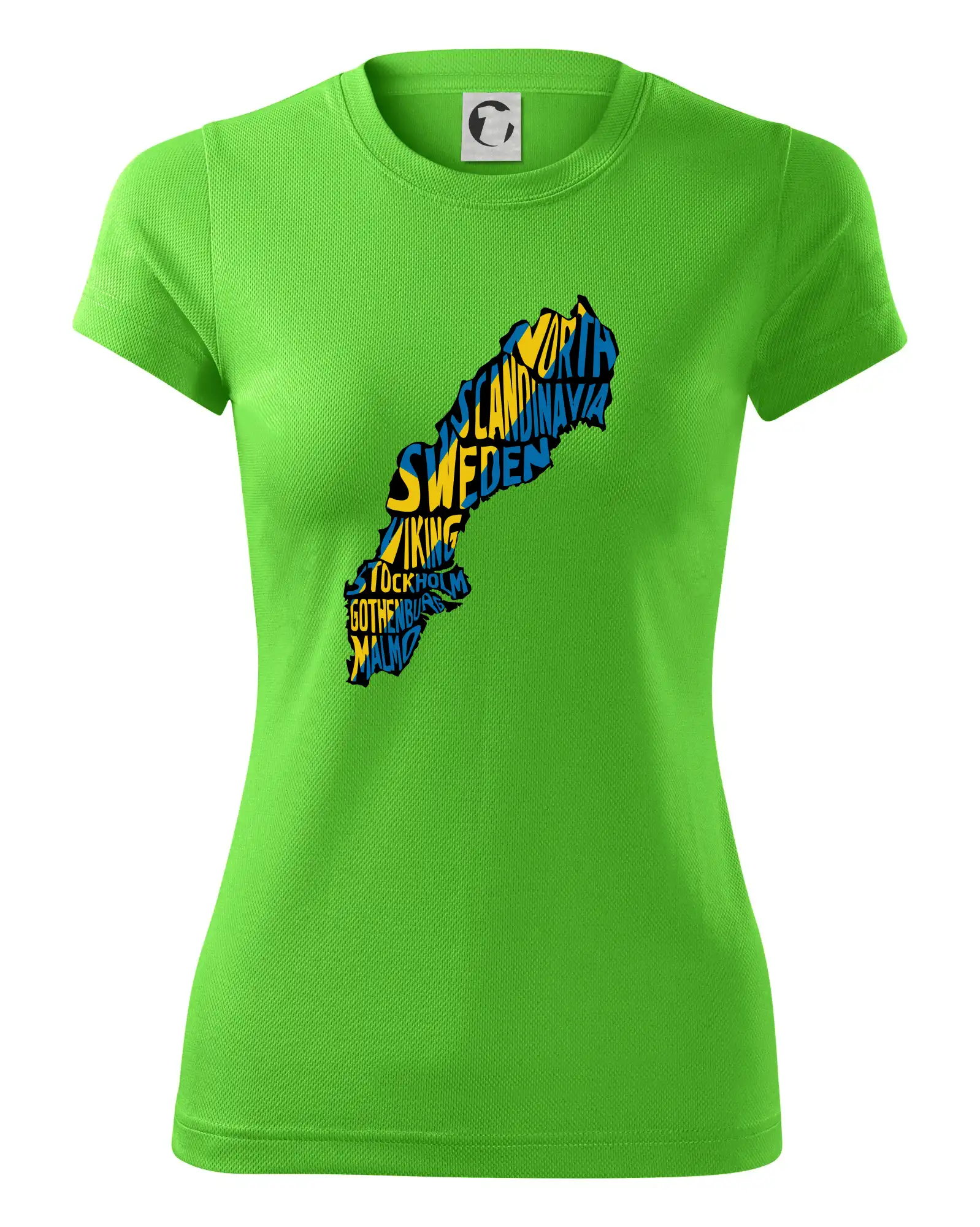 Mapy - názvy měst - Švédsko