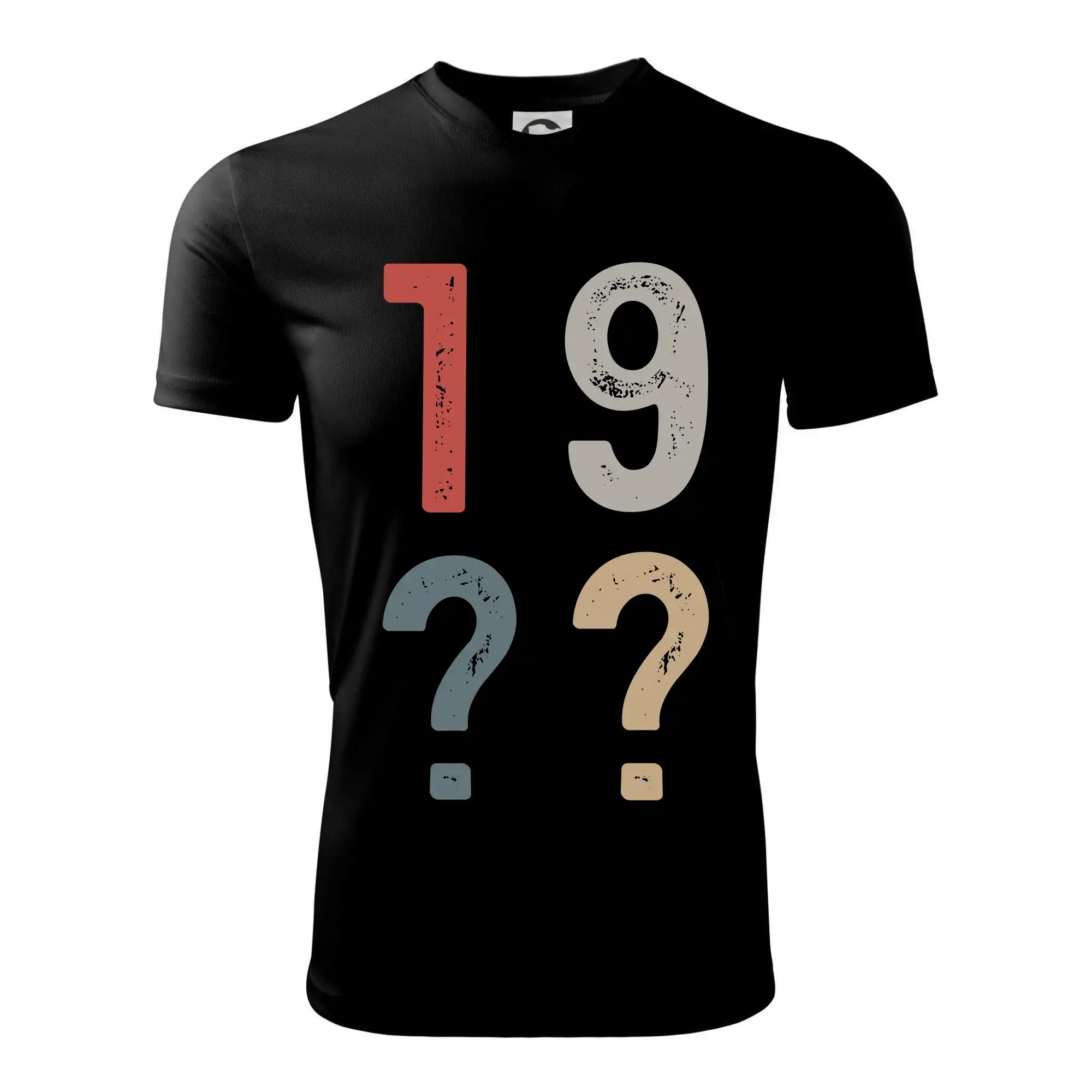 Vintage číslice - vlastní rok