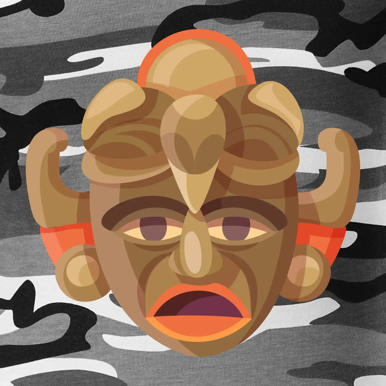 Mayové maska černoch