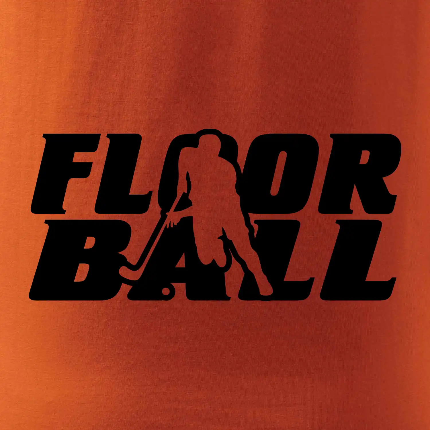Floorball nápis rovný