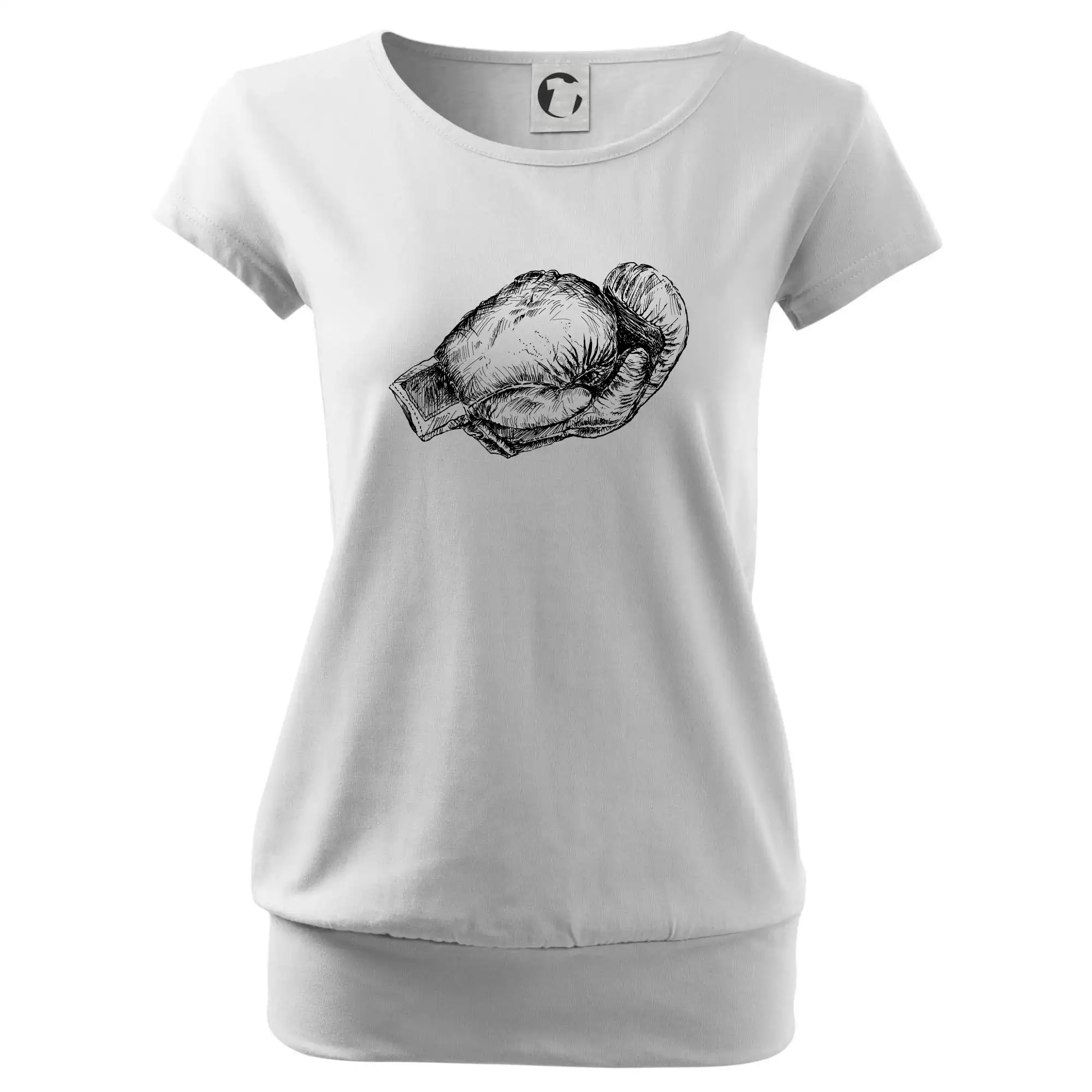 Rukavice kreslené na šířku