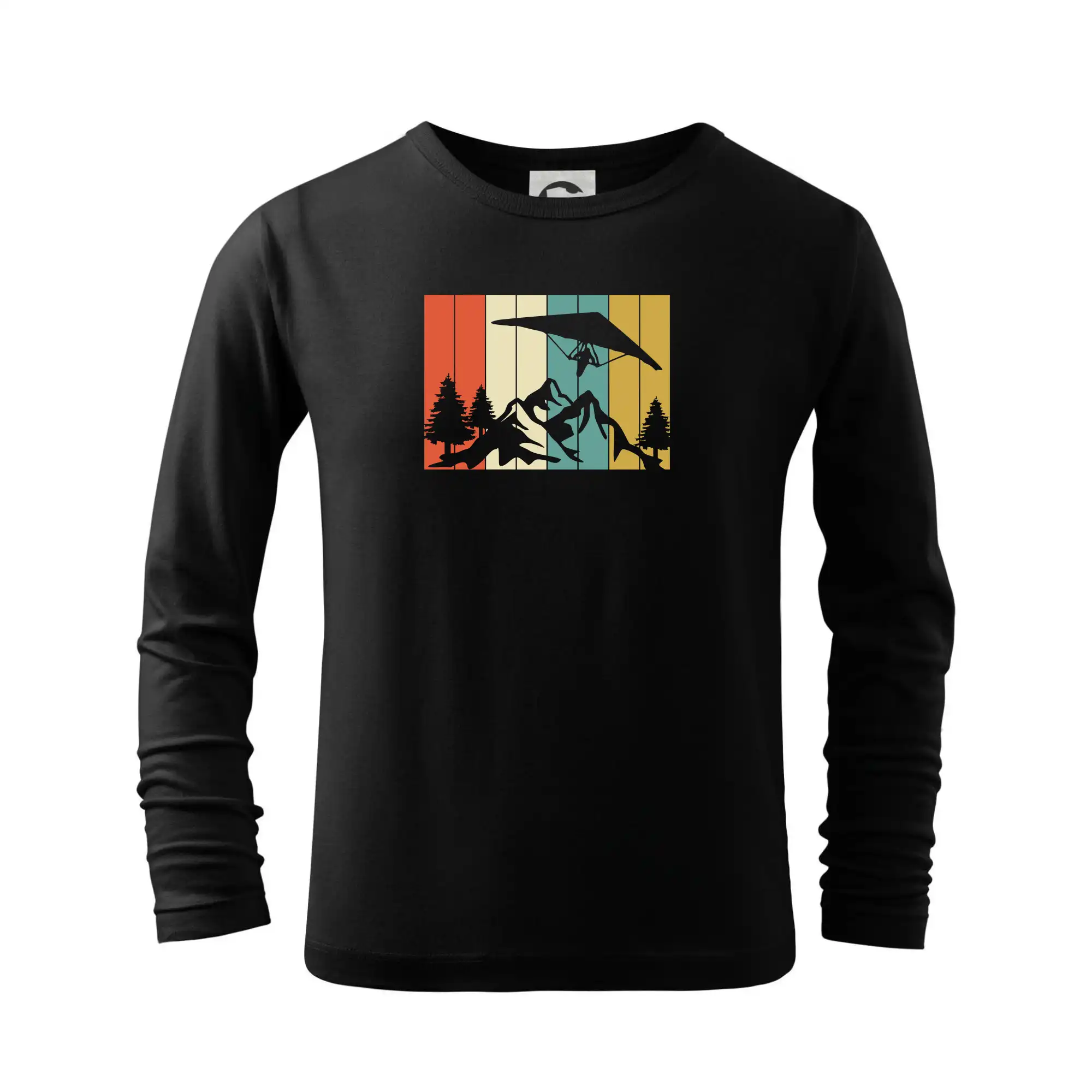 Tričká s motívom paraglidingu - Rogalo nad horami - Tričko detské Long Sleeve